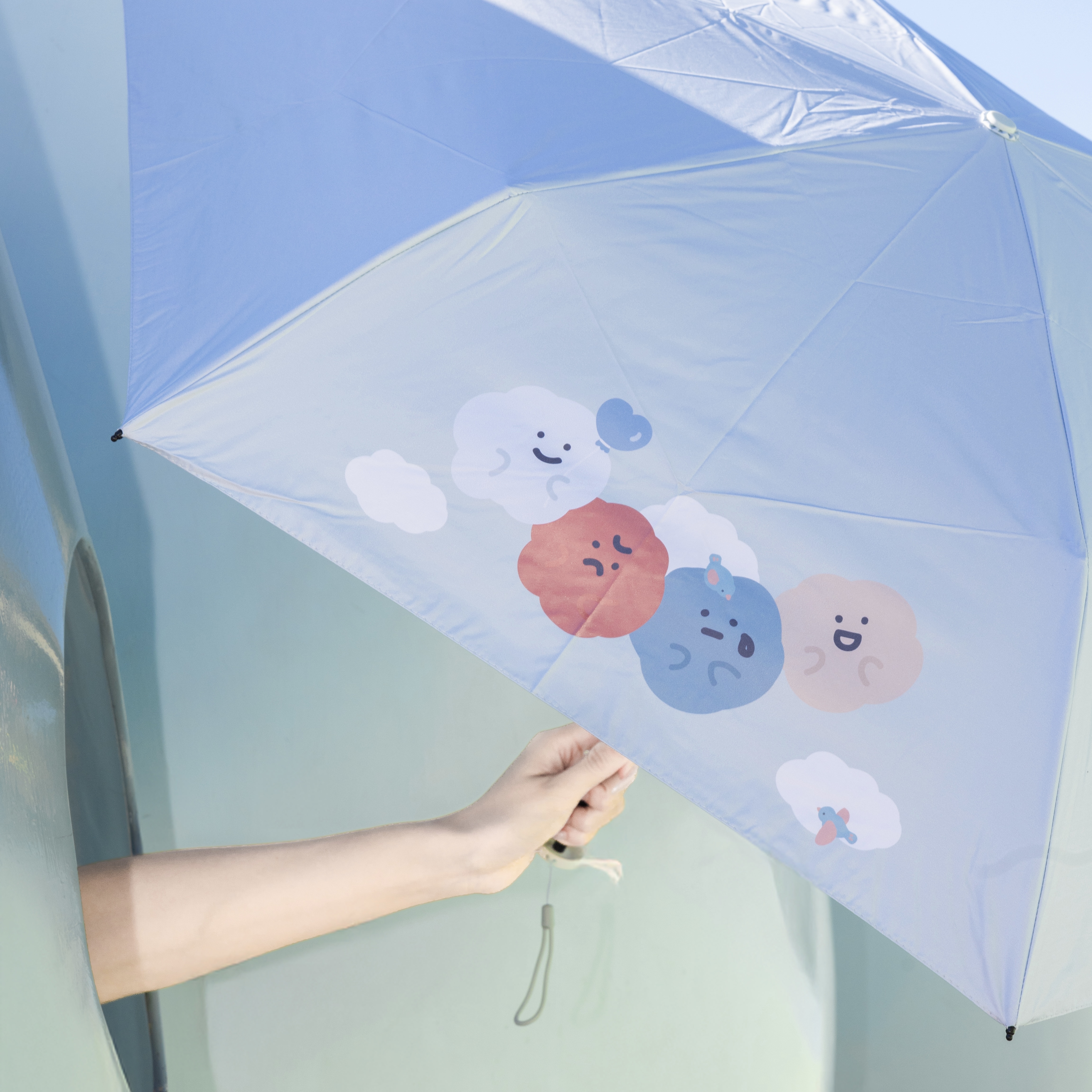 情緒日記 手開三折傘 (贈包袋傘布套)