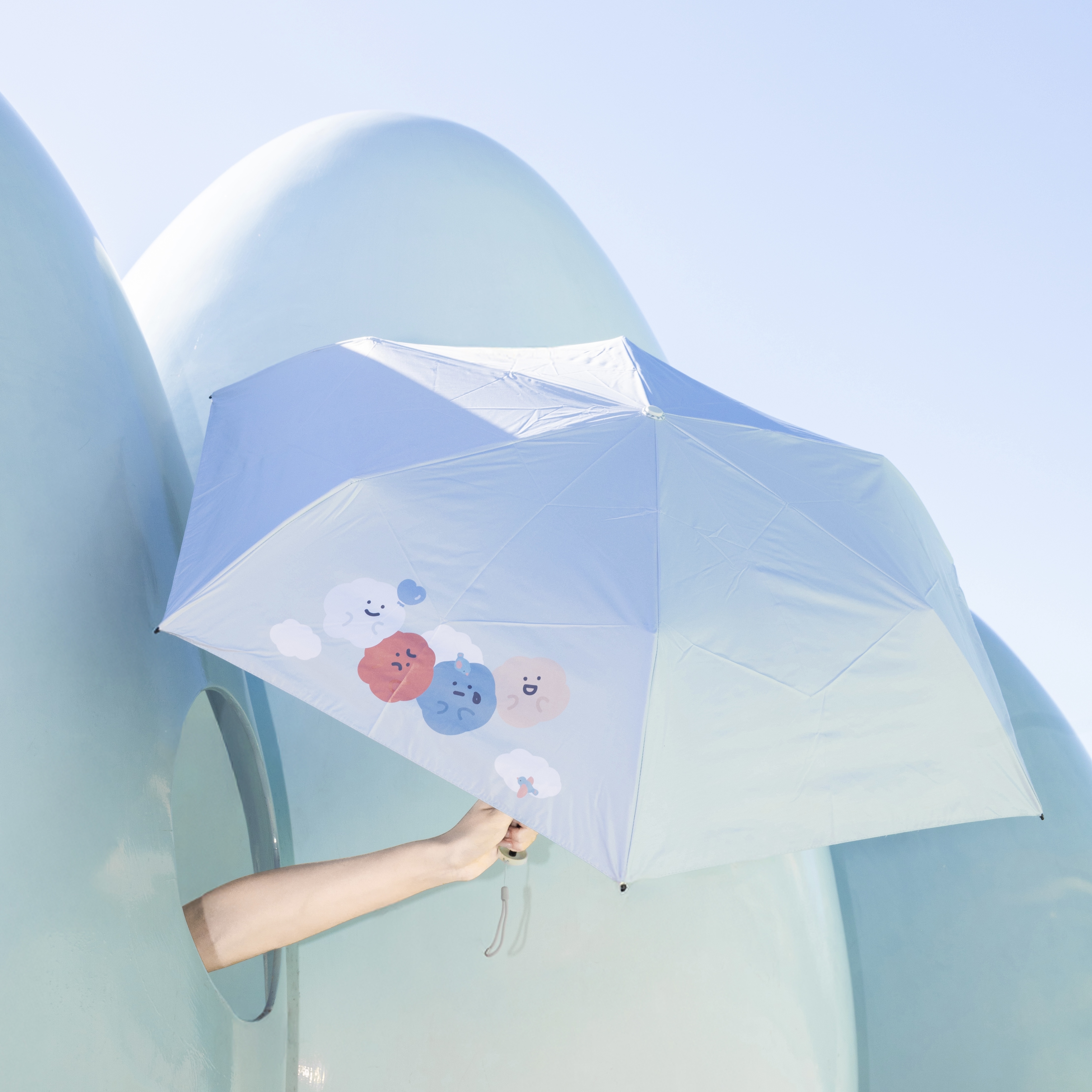 情緒日記 手開三折傘 (贈包袋傘布套)