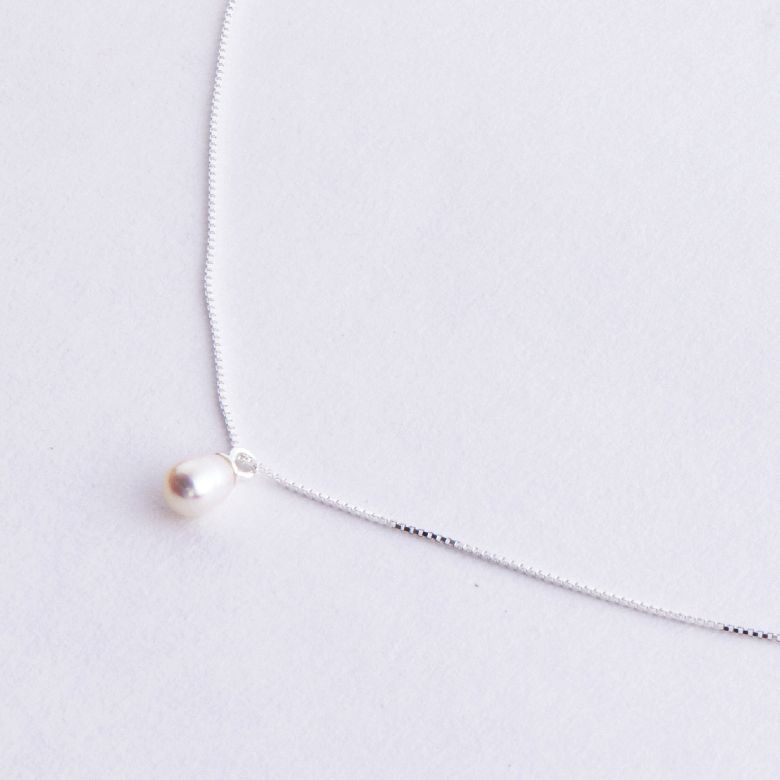 N1190 | 純銀單顆珍珠項鍊