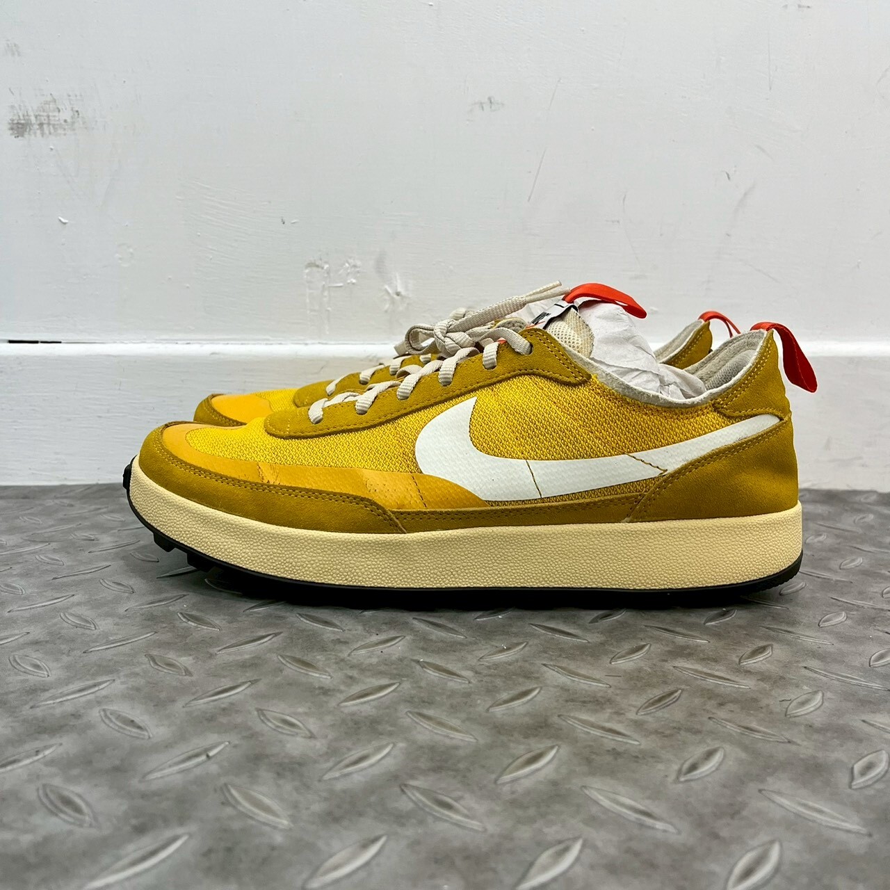 Tom Sachs x NikeCraft "General Purpose Shoe" Yellow SIZE 29.5CM