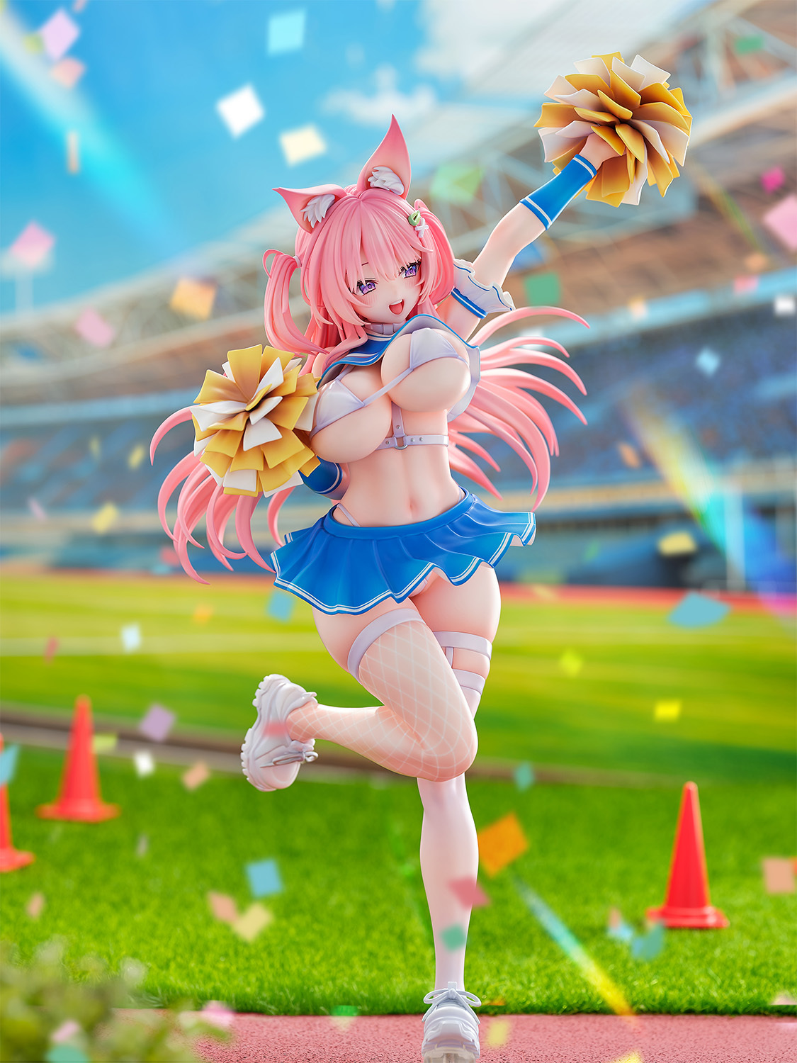 「ACG.GO」「預購」日版 Nocturnas やたぬき圭 原畫 獸耳啦啦隊員 1/5.5 Scale Figure