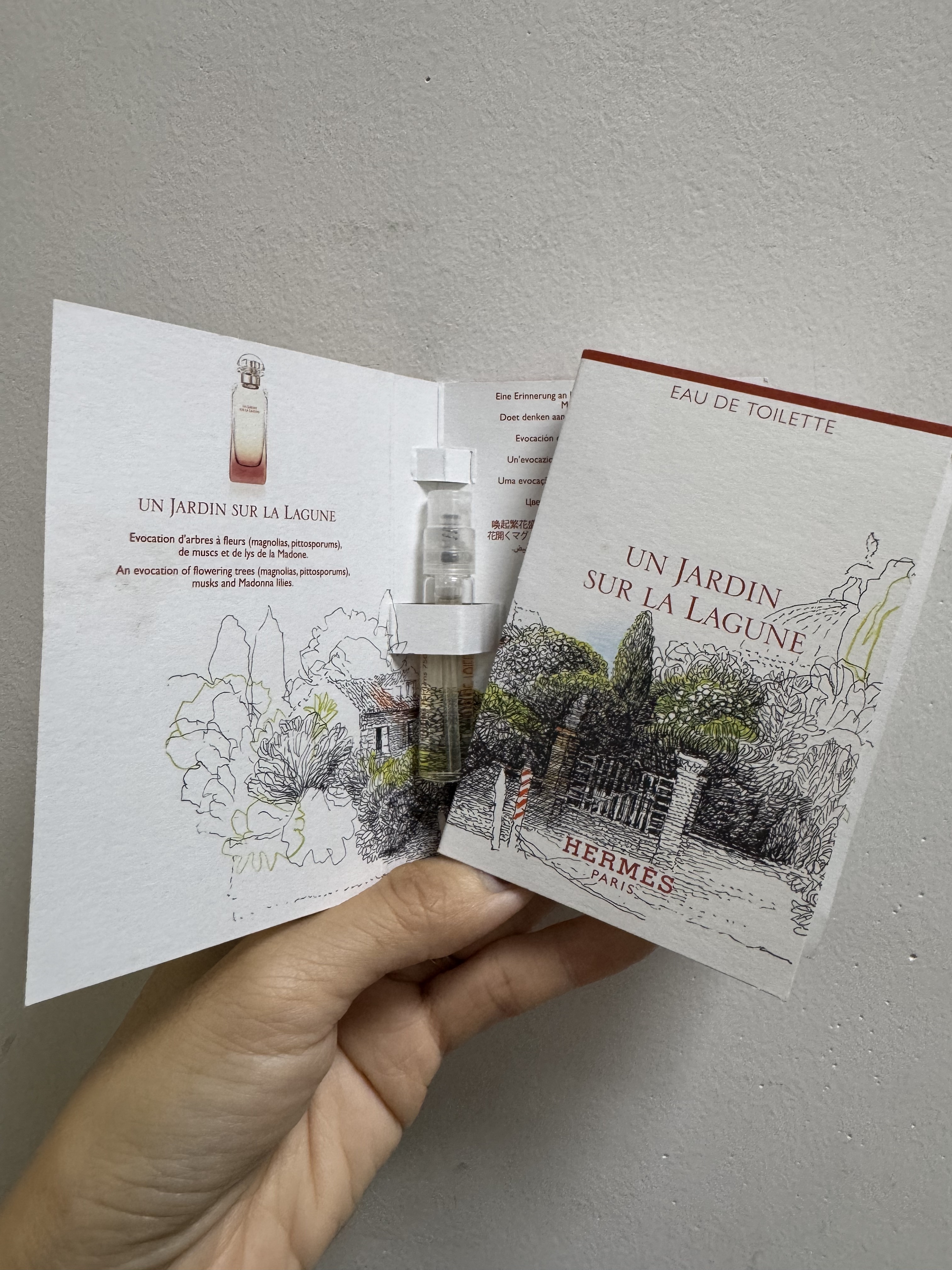 Hermes潟湖花園淡香水 UN Jardin  Sur La Lagune EDT 2ml