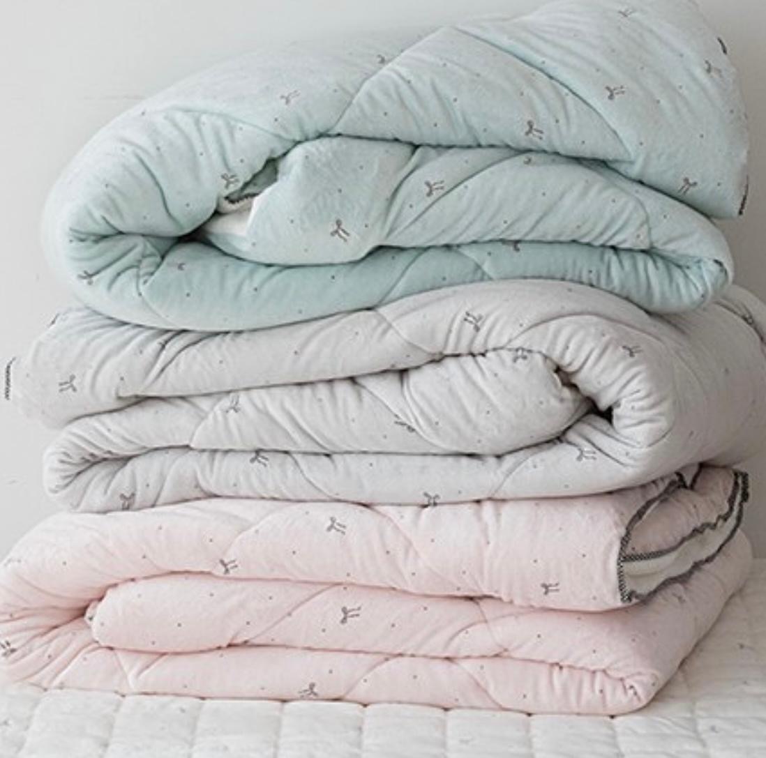 韓國 -波點蝴蝶結四季棉被