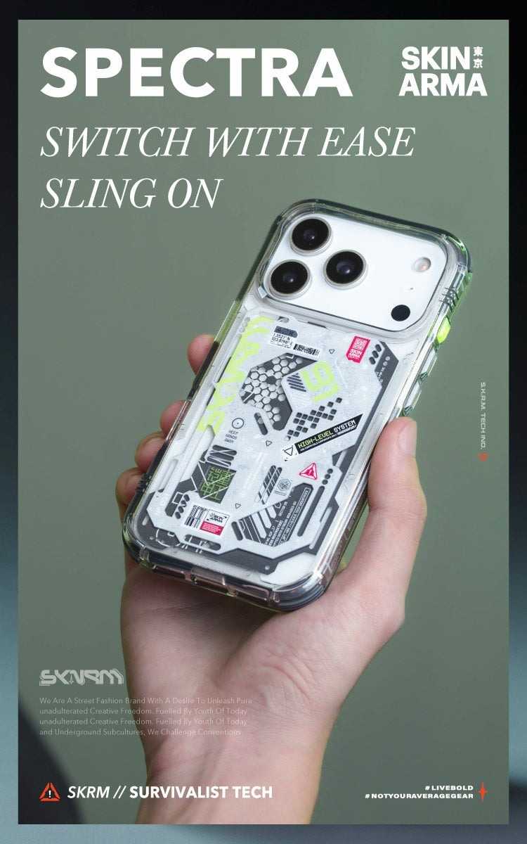 SKINARMA 日本東京｜Spectra 磁吸設計防摔手機殼 附掛繩環 iPhone 17 Pro / Pro Max