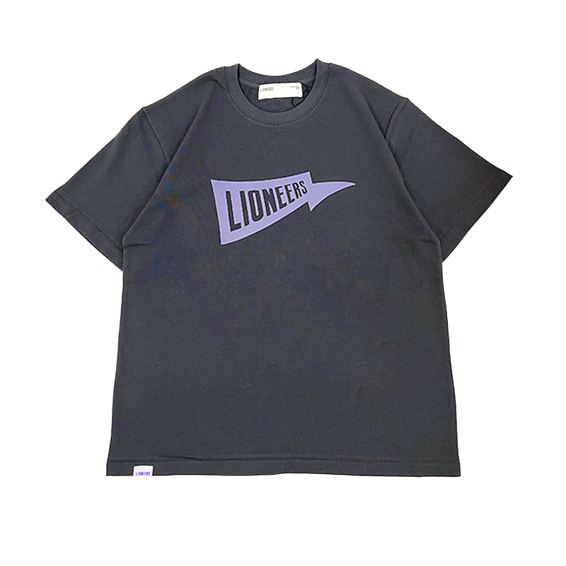 25-26 LIONEERS 旗幟短TEE｜鐵灰