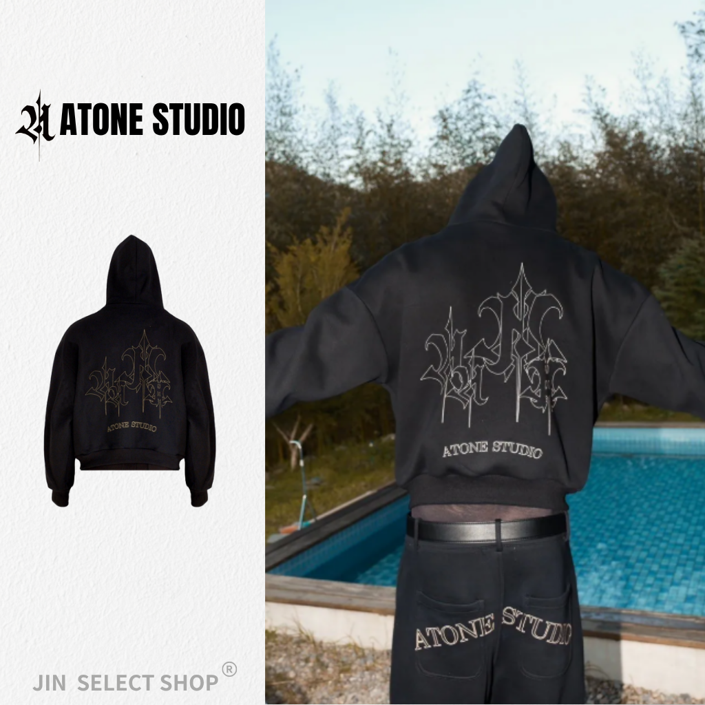 ATONE “FAMILY ONLY” HOODIE JACKET 連帽外套 帽夾 棉質外套