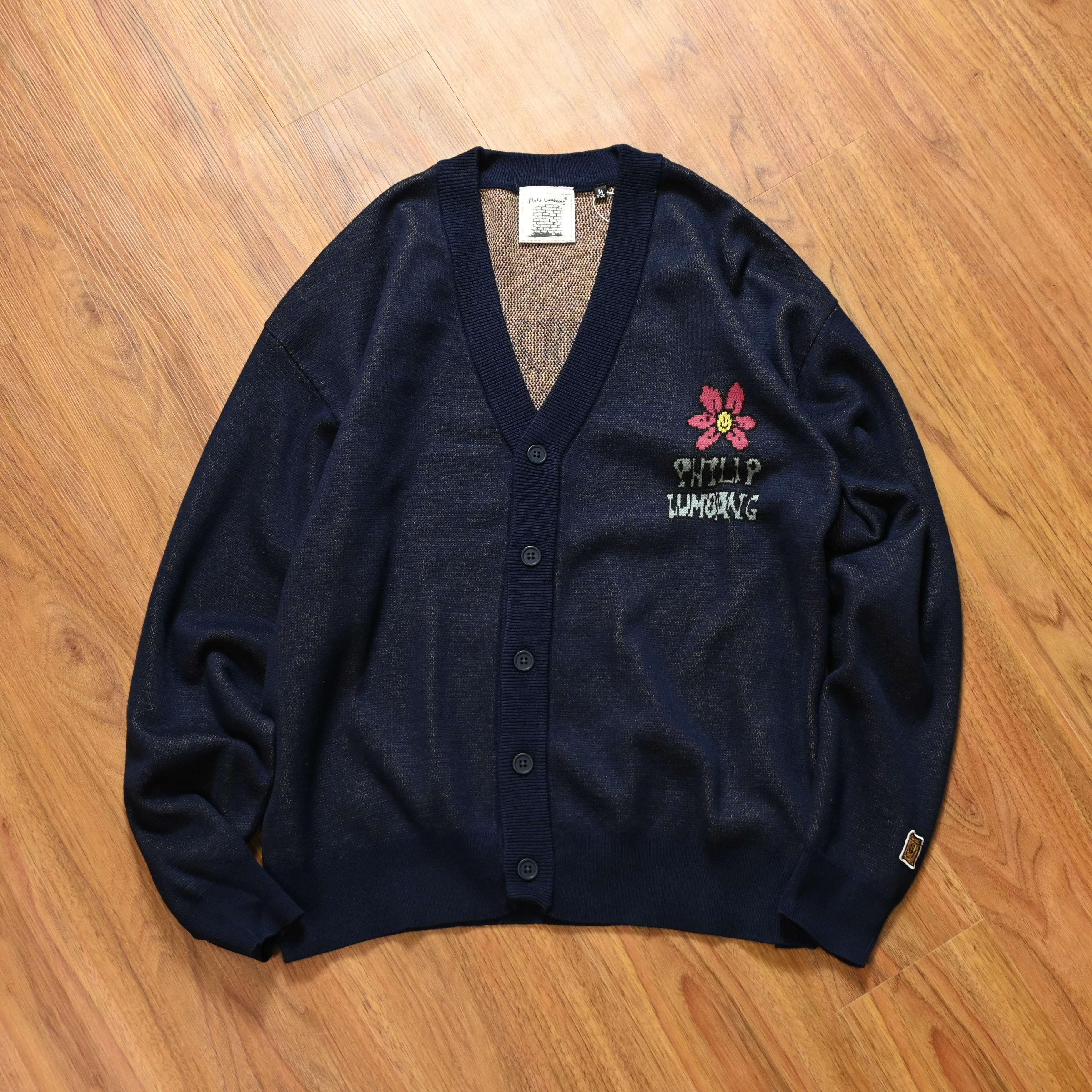 Philip Lumbang JP Jacquard V-neck Cardigan