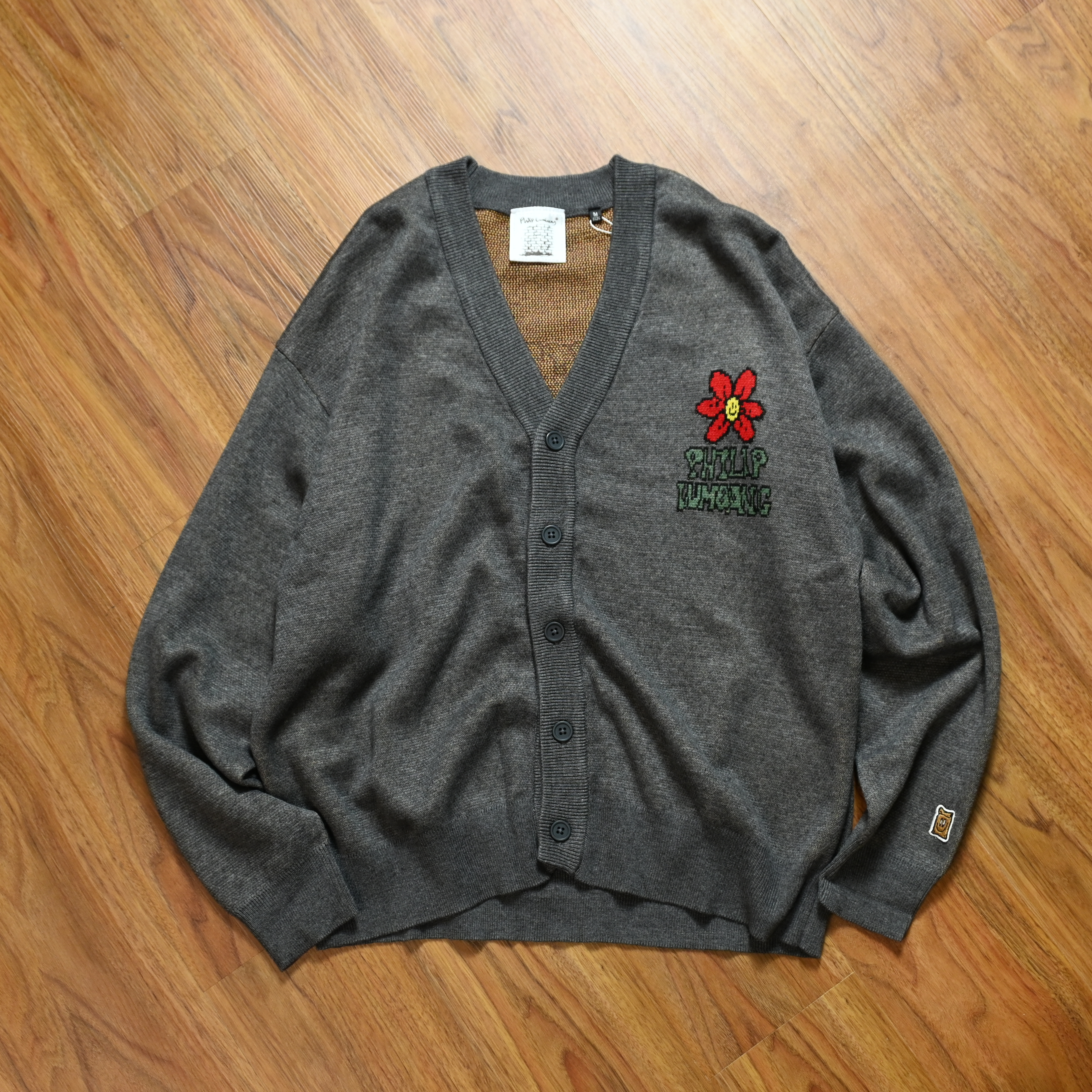 Philip Lumbang JP Jacquard V-neck Cardigan