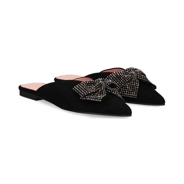 1PB0109-070 [PRETTY BALLERINAS] Mules Black #51834_C (BR)