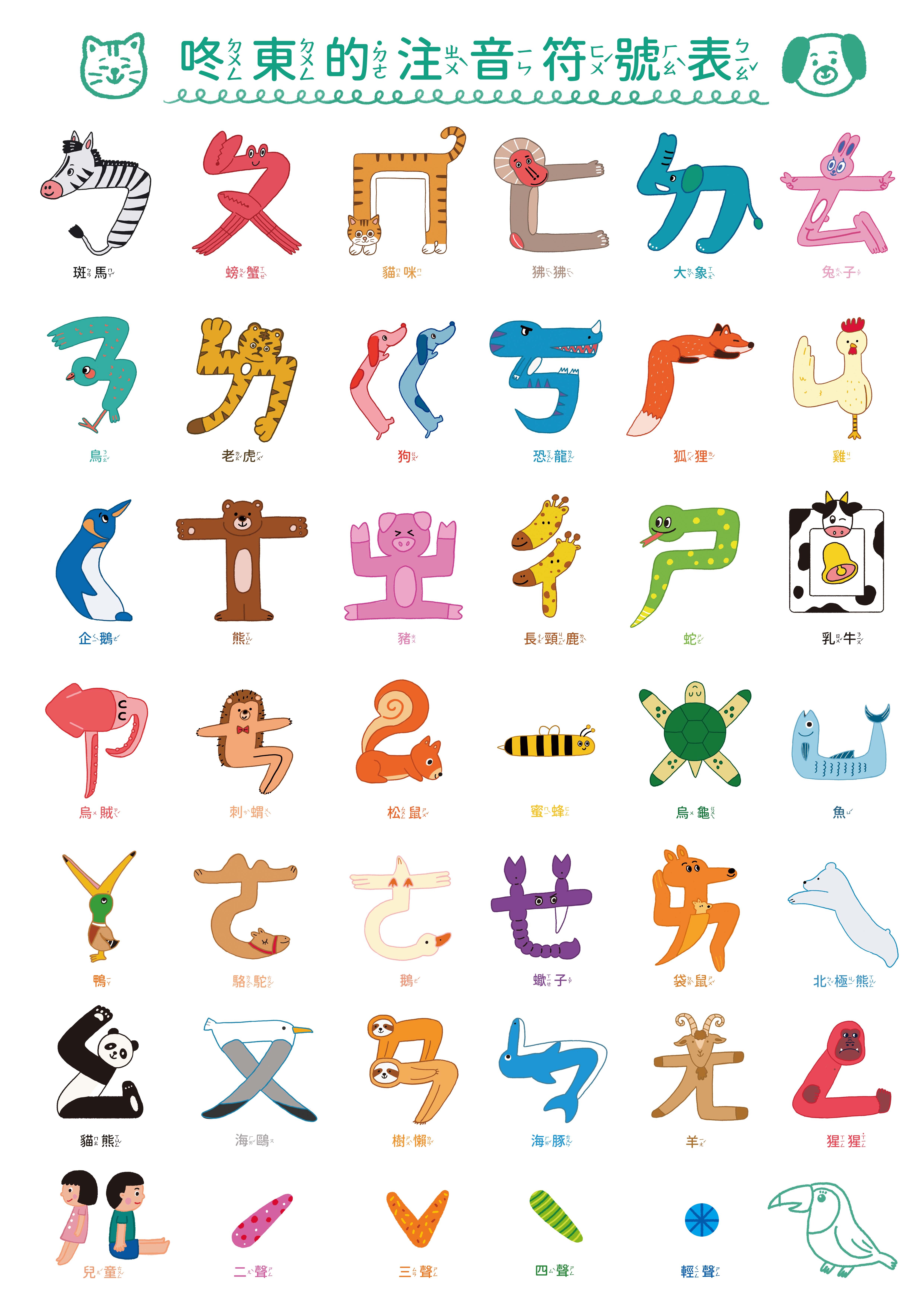 A2海報/注音符號/兒童教具