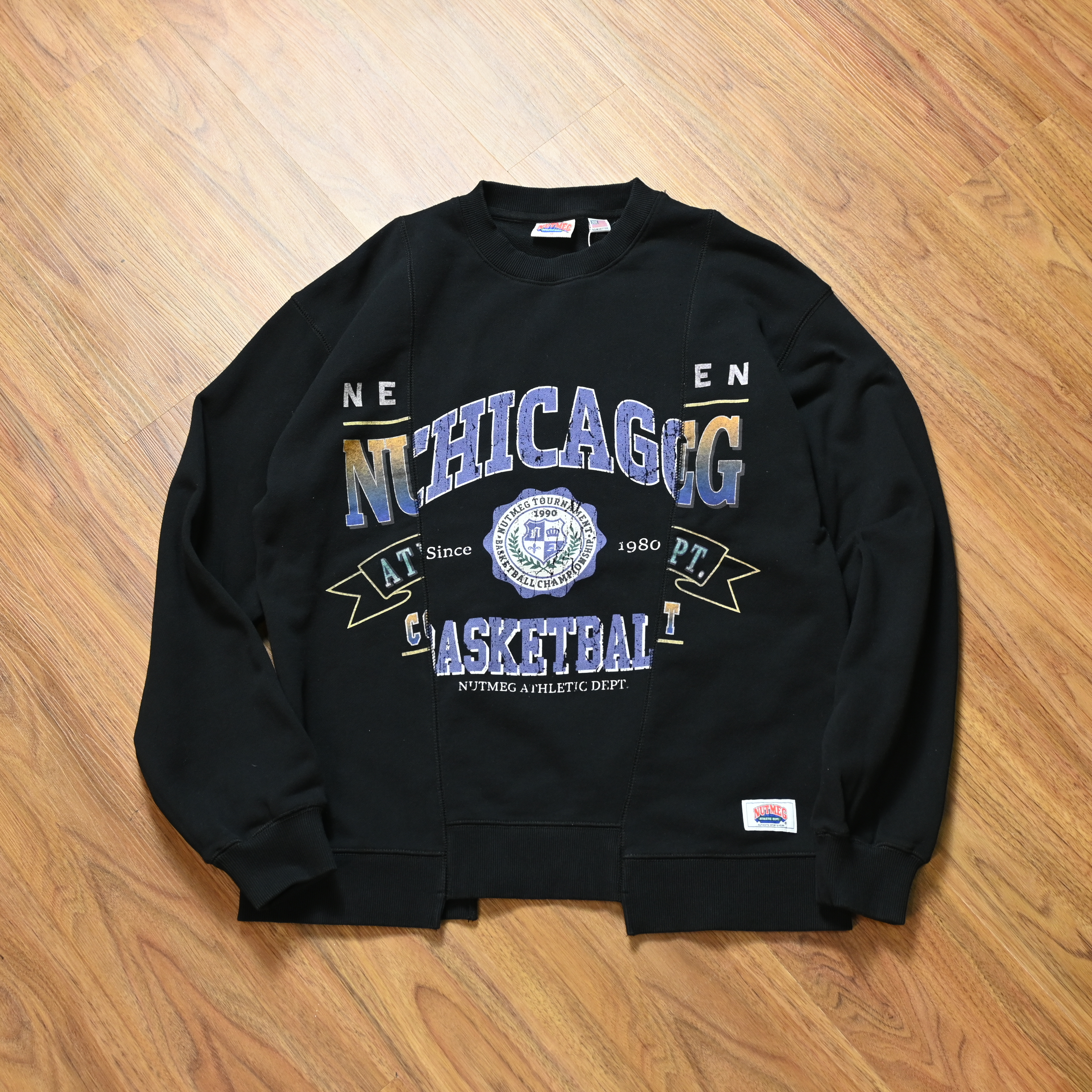 Nutmeg Tokyo Crazy Print Logo Hoodie