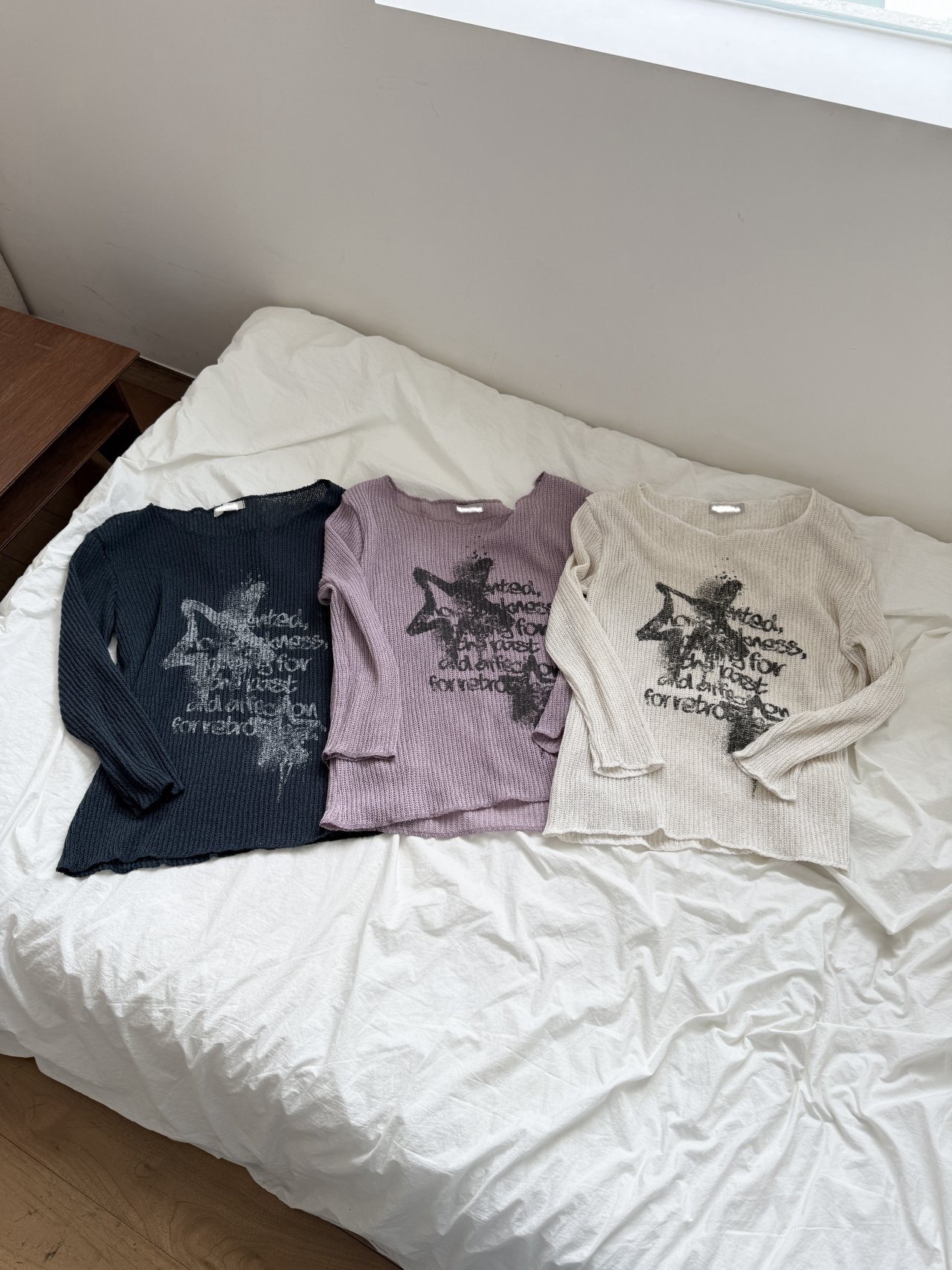 【網站限定優惠】Vintage Star Knit Top