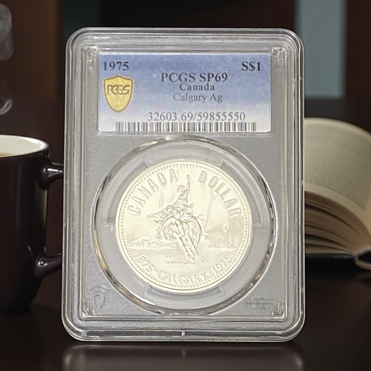 1975 Canada One Dollar (PCGS SP69) Specimen Silver Coin