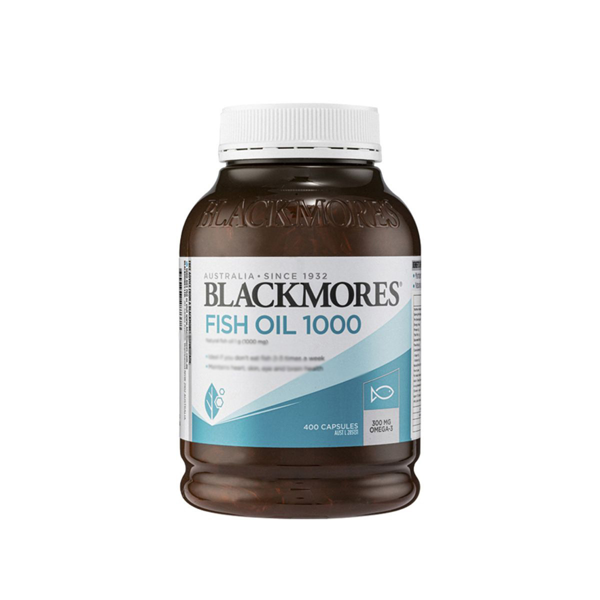 BLACKMORES 澳洲深海魚油丸1000mg 400粒心血管維護