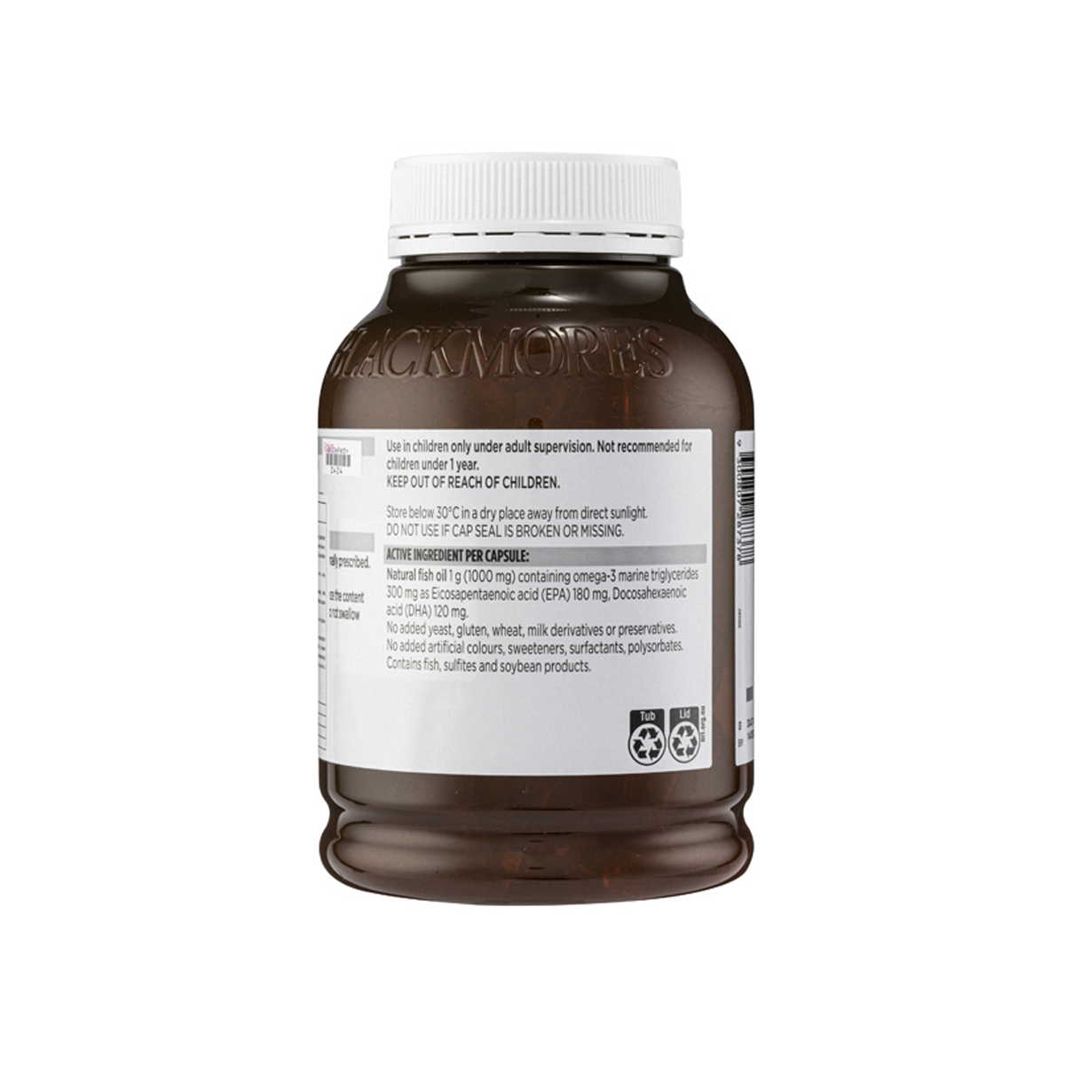 BLACKMORES 澳洲深海魚油丸1000mg 400粒心血管維護