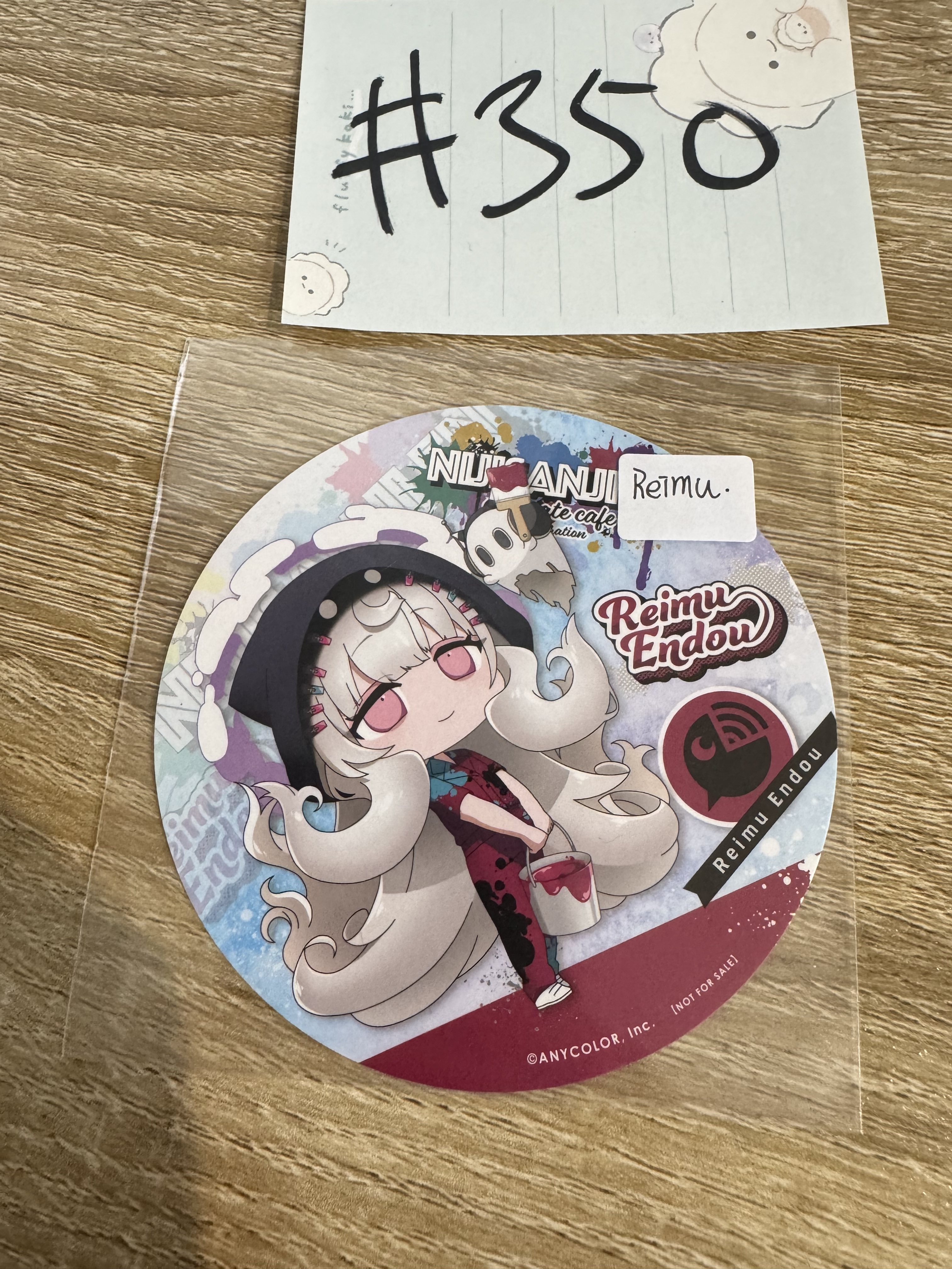 彩虹社 REIMU 杯墊#350