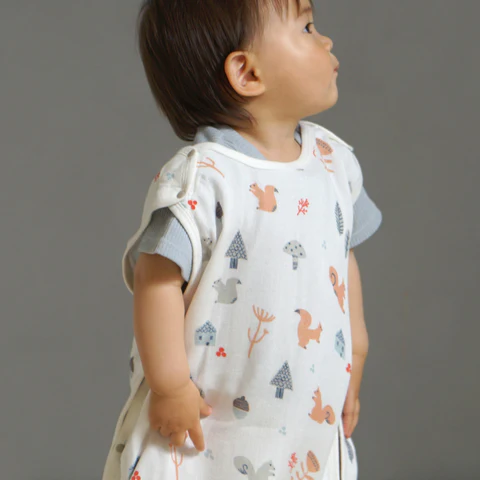 HOPPETTA Bamboo Sleeper Squirrel Baby Size