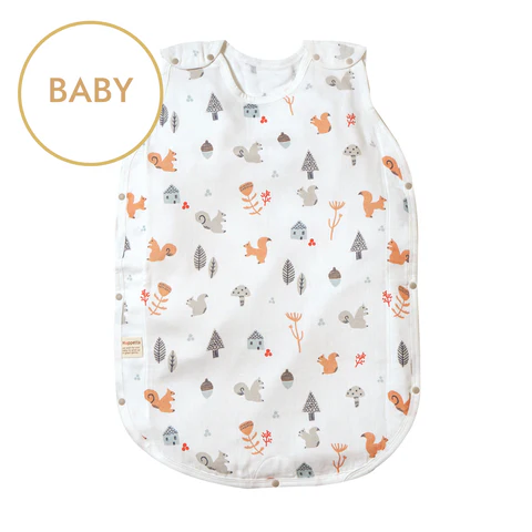 HOPPETTA Bamboo Sleeper Squirrel Baby Size