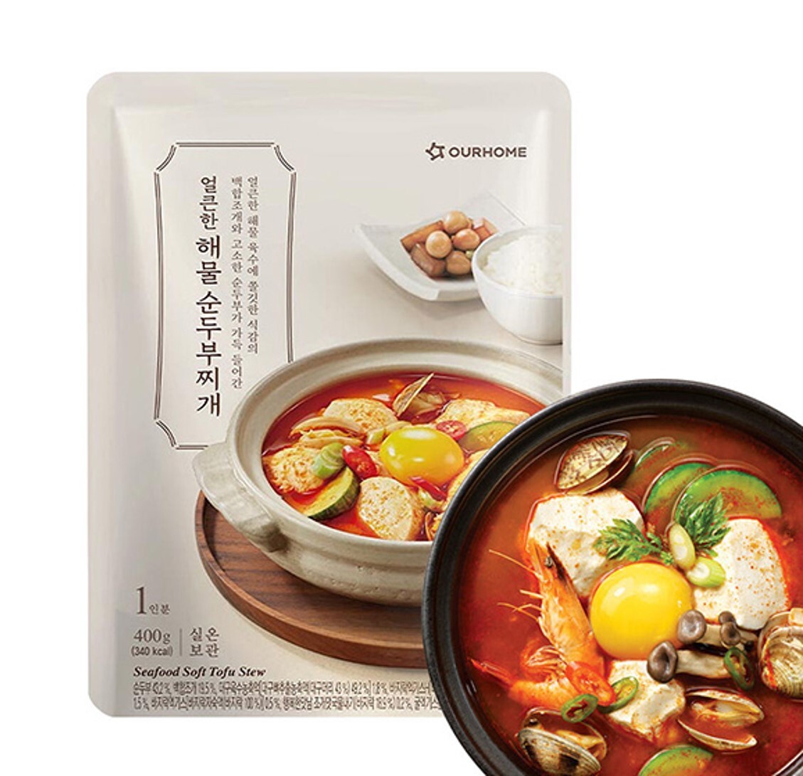 OURHOME 海鮮軟豆腐湯(辣)
