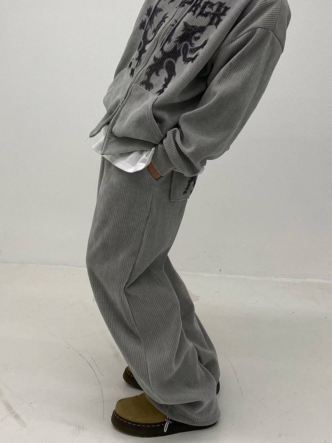 圖案可束腳運動褲 P3203