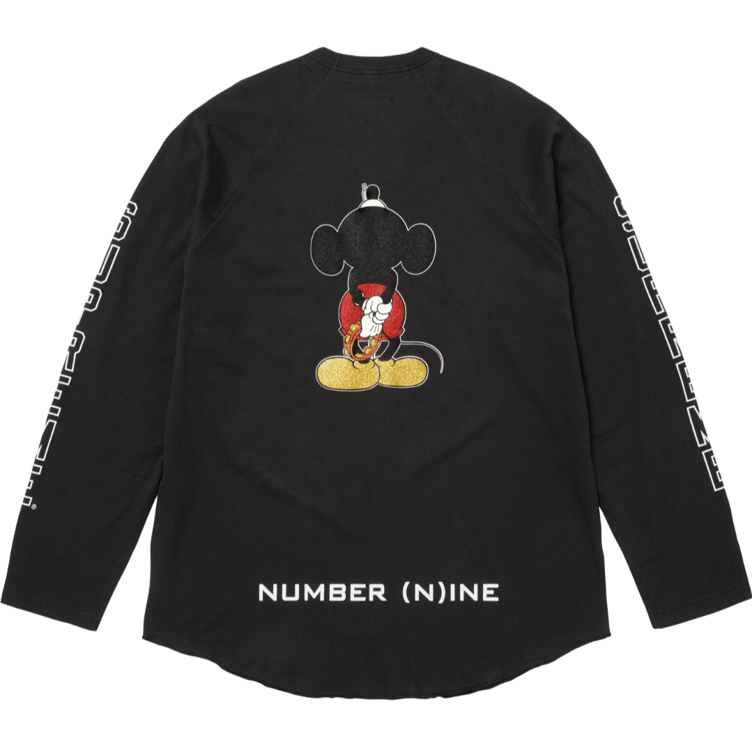 SUPREME NUMBER (N)INE MICKEY RAGLAN L/S TOP 長T(2色)