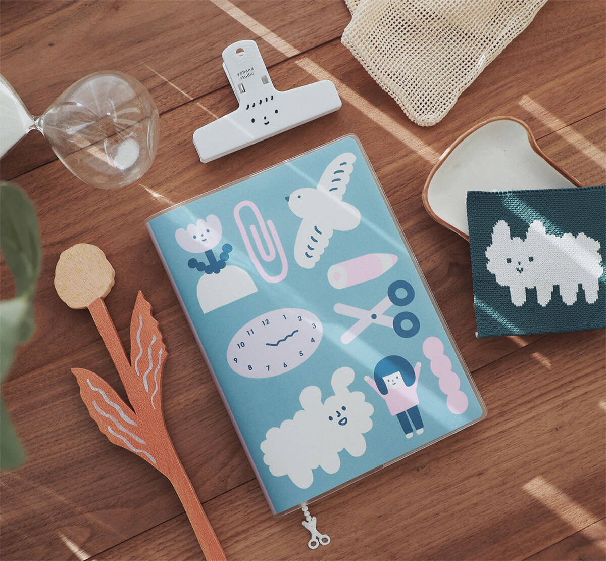 柔軟的時間 霧面書套 萬年曆 手帳本｜右手超人