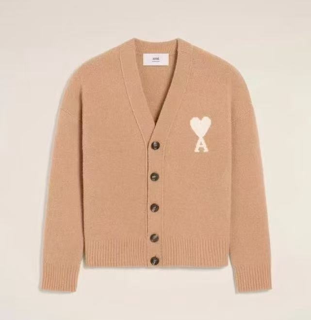 AMl 2025 大愛心開襟衫毛衣 (3色)