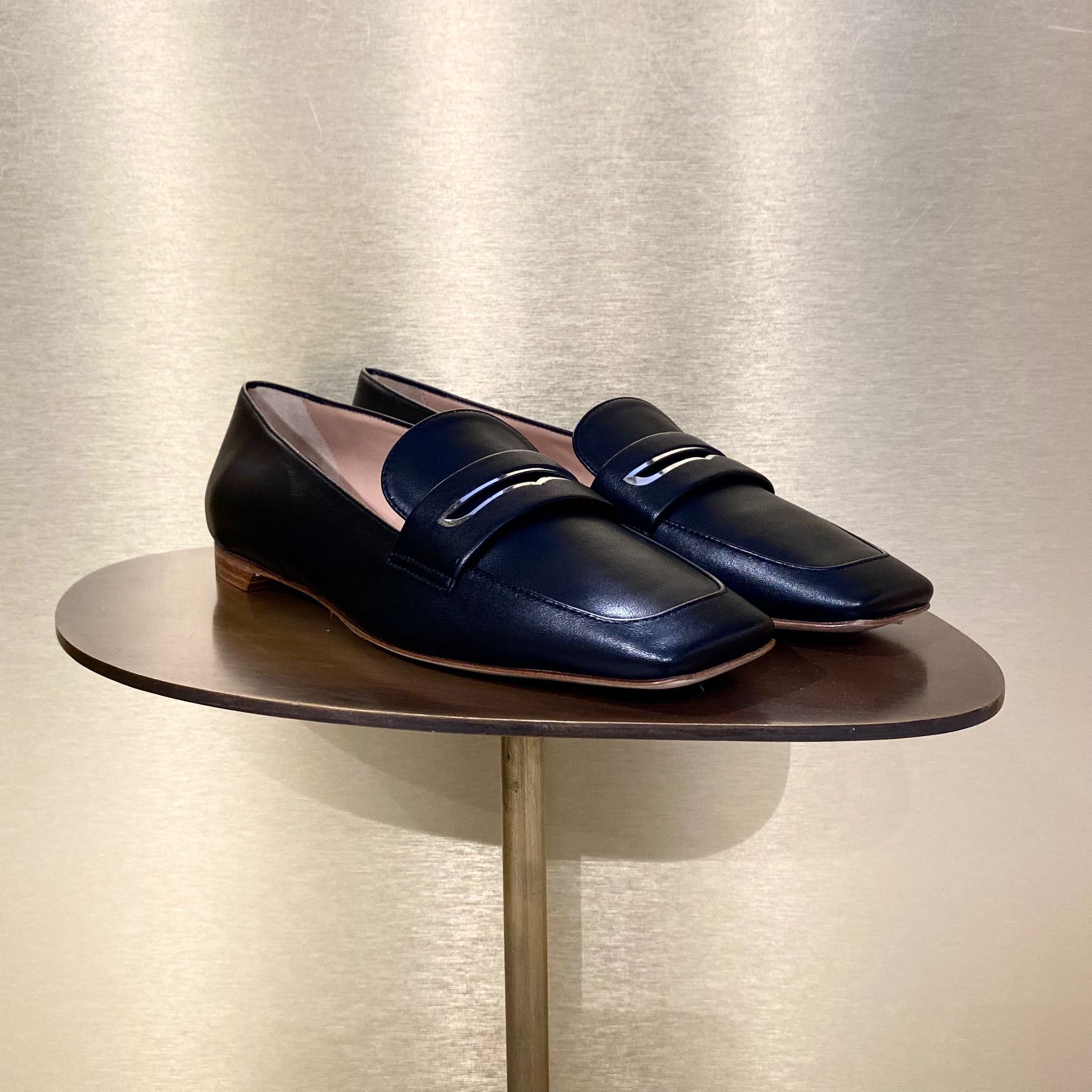 Rupert Sanderson RS Doublet Calf Loafers Black