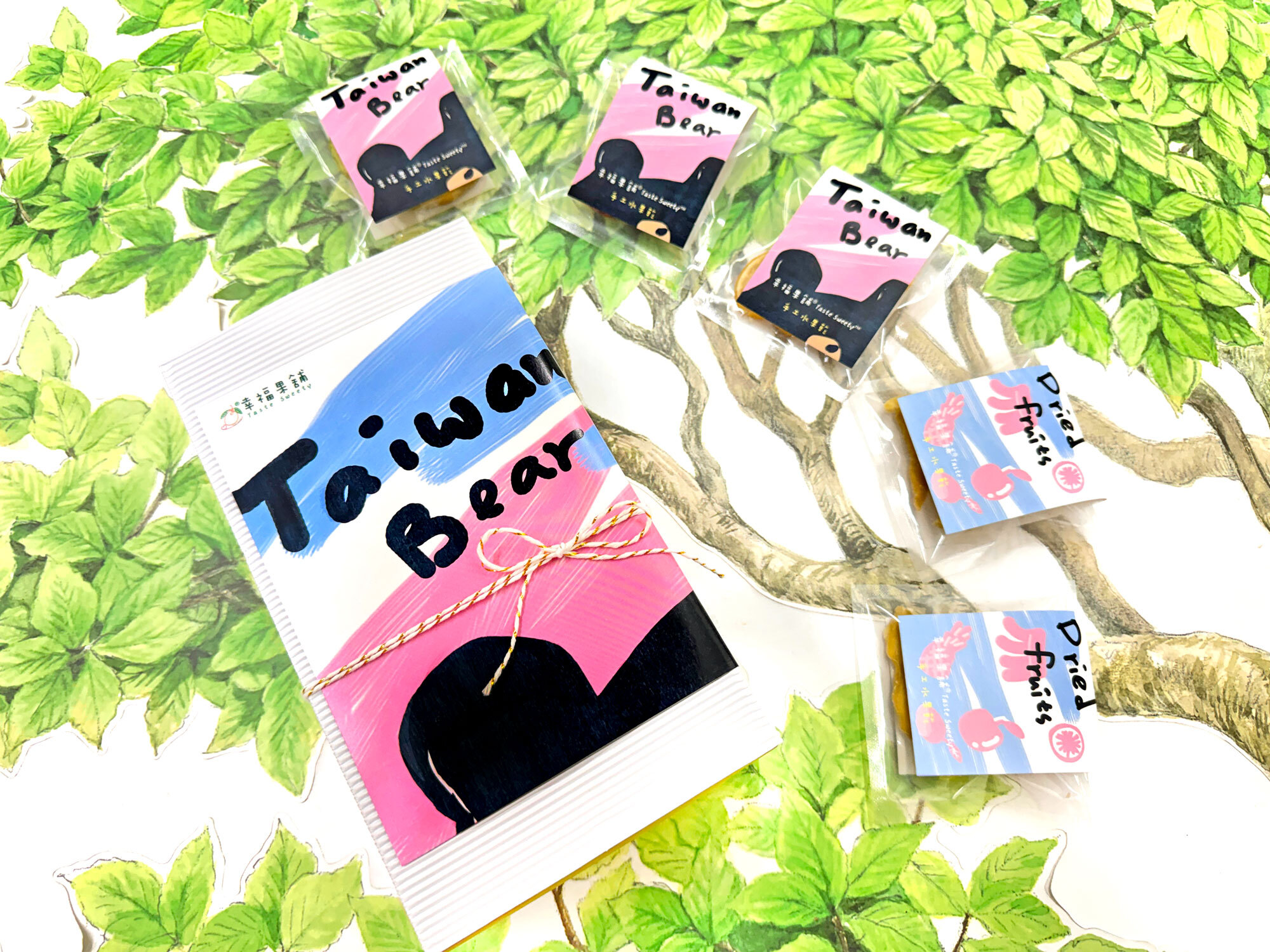 熊出頭水果乾小禮盒8入