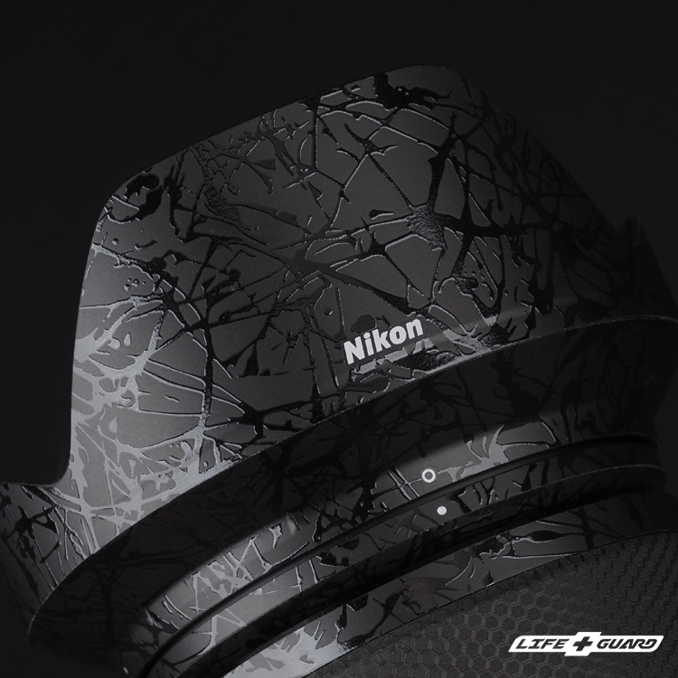 LIFE+GUARD Nikon Z DX 16-50mm F2.8 VR 貼膜展示圖，LIFE+GUARD 風格設計