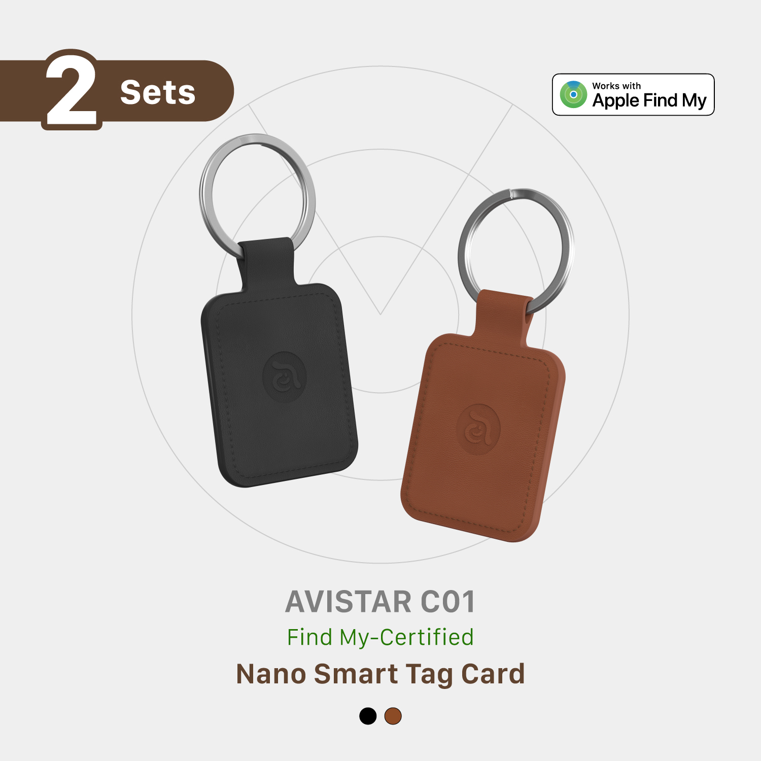 AVISTAR C01 Nano Smart Tag Card (2 sets)