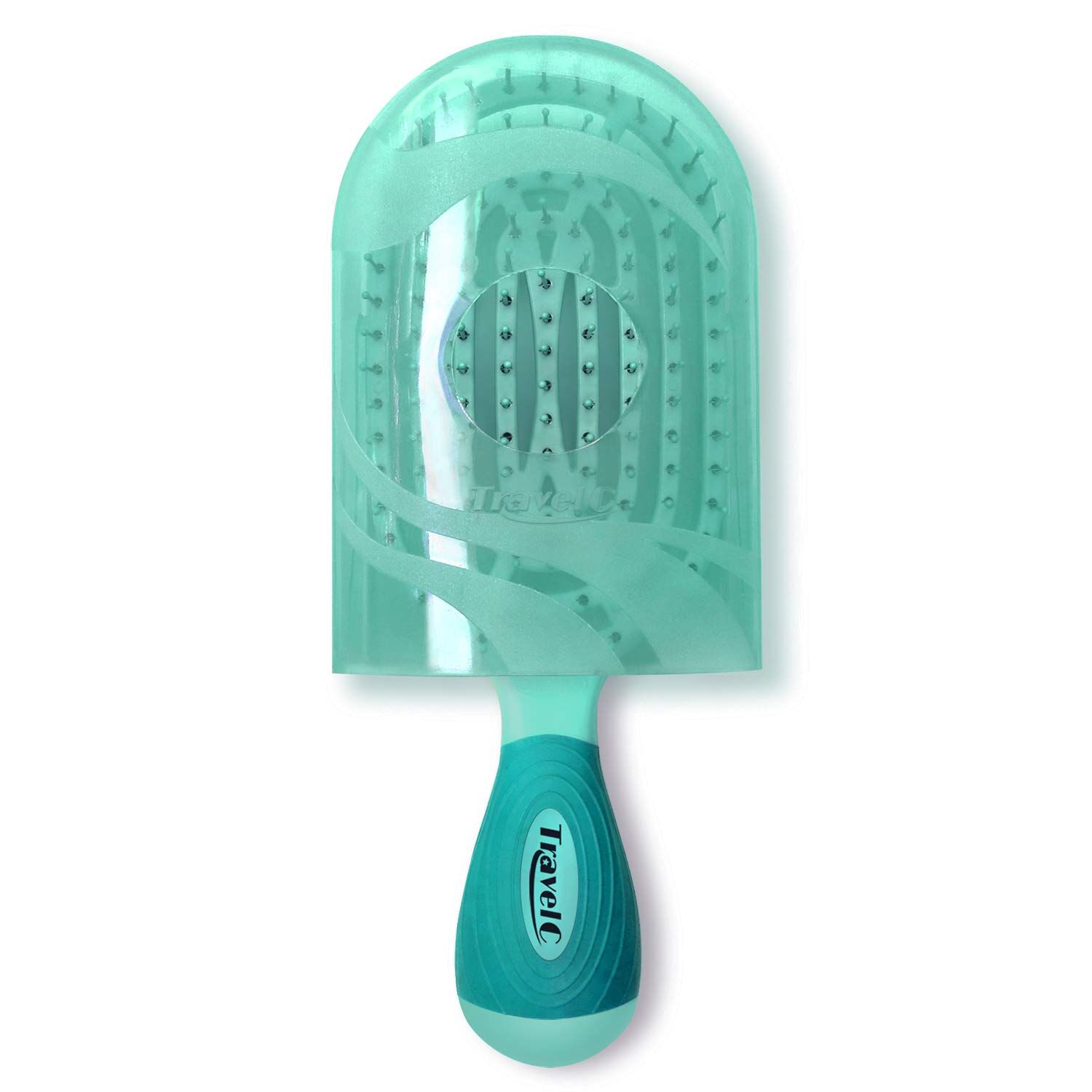 Nuway4hair 施魔梳 (Travel C /旅行裝) (Green) Scalp Care Detangler Brush
