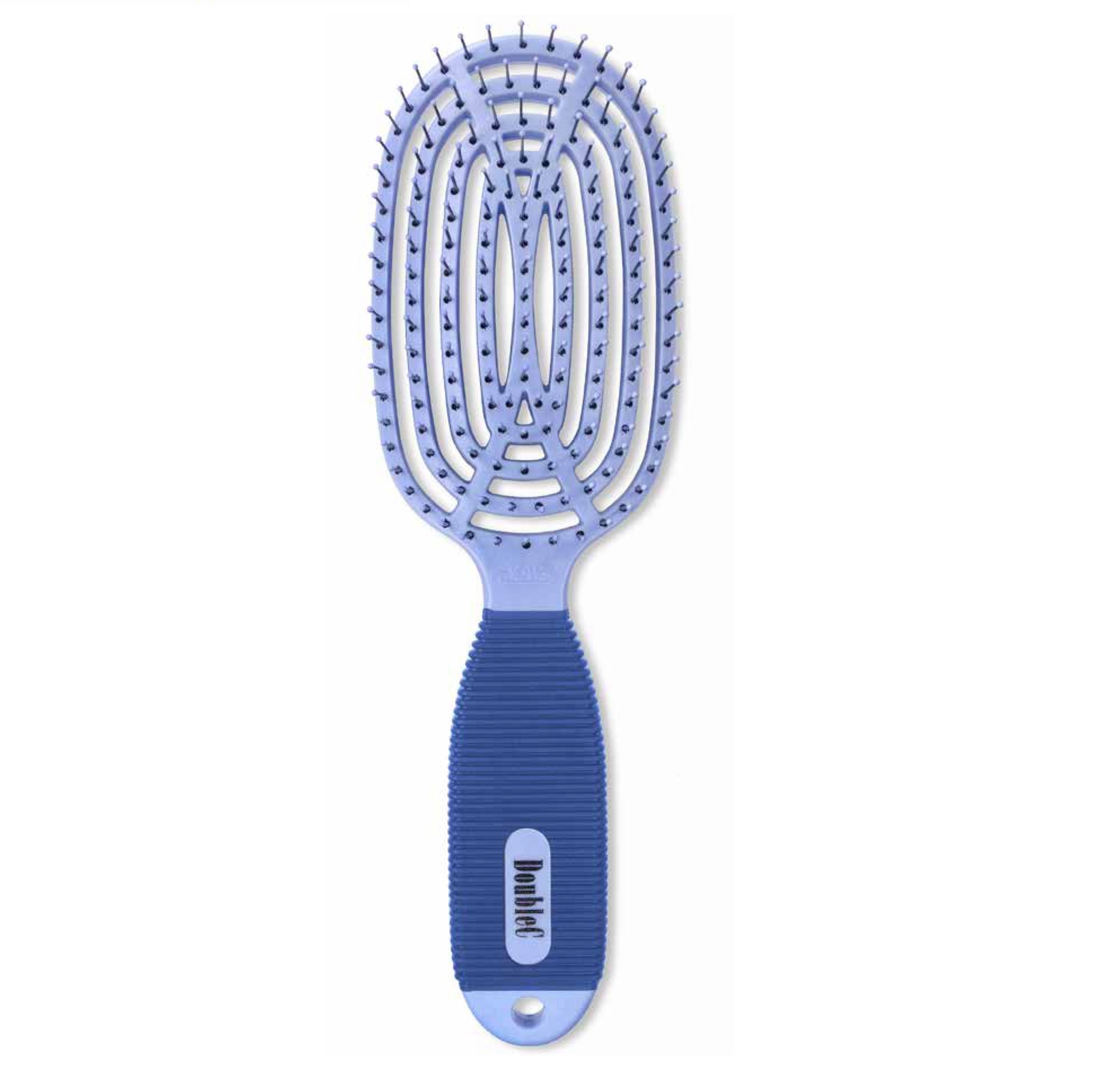 NuWay4Hair 施魔梳 (Double C 系) (香芋色Indigo) Curved Detangler Brush