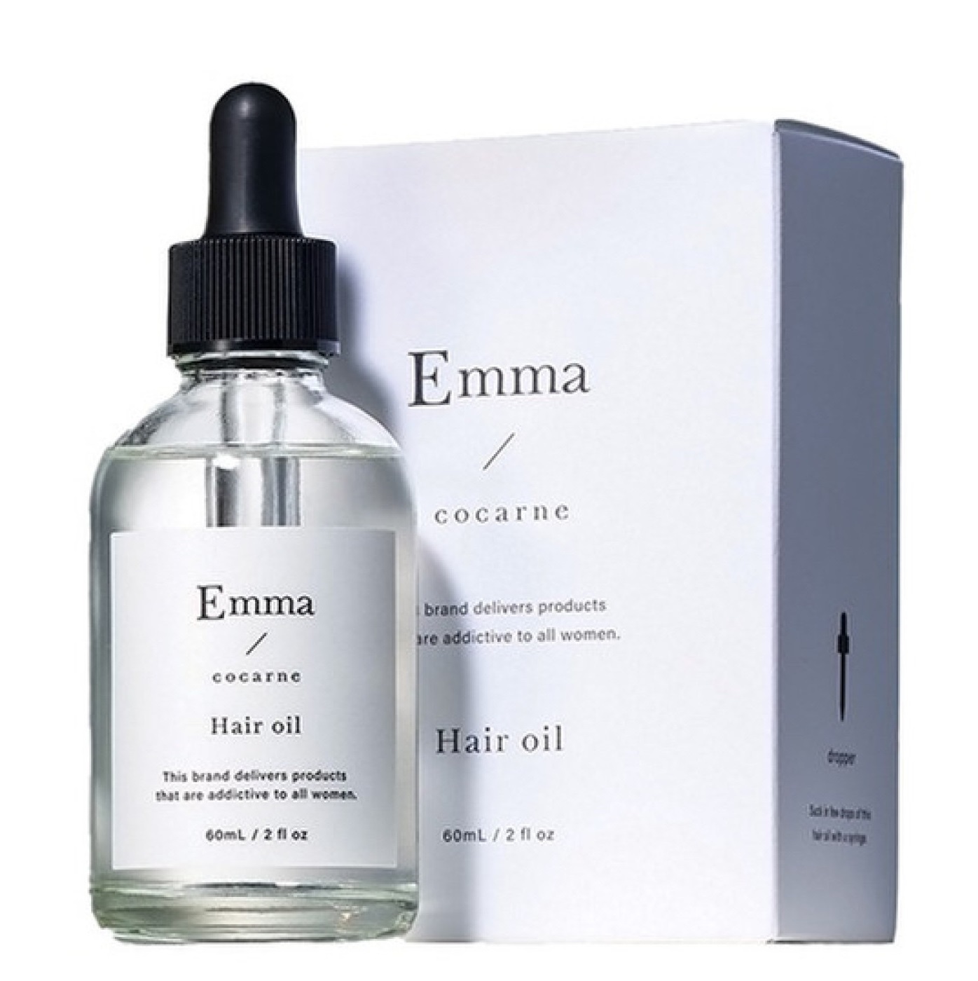日本 Emma Cocarne Hair Oil 60ml 髮質改善護理油