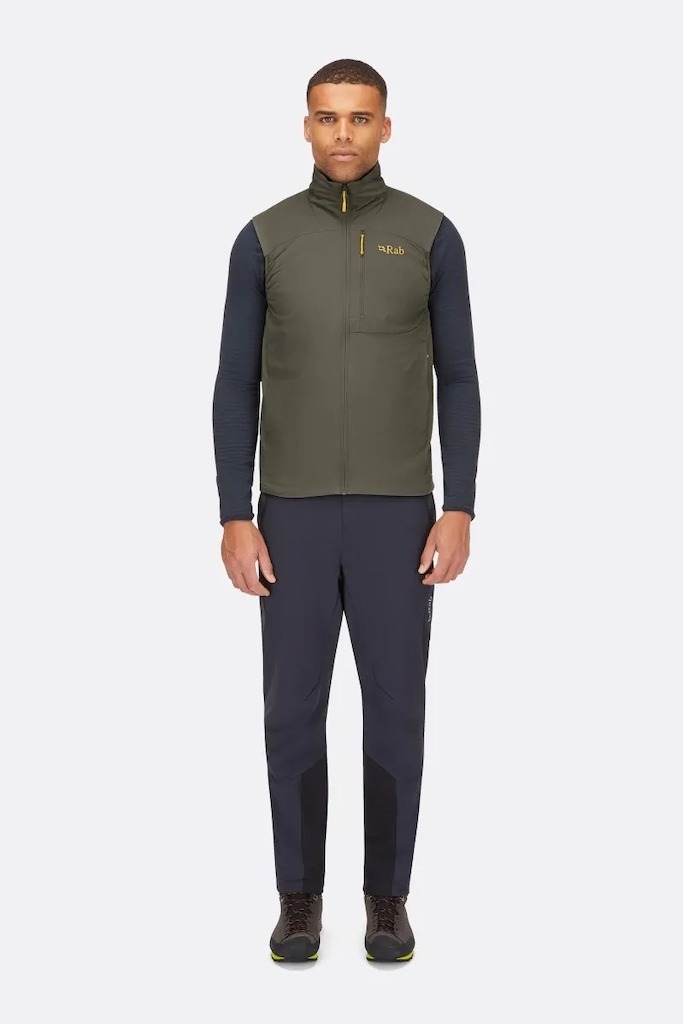 Rab Xenair Insulated Vest 男款輕量防風透氣化纖立領背心 暴風藍 QIP-19-TMB [HappyOutdoor]