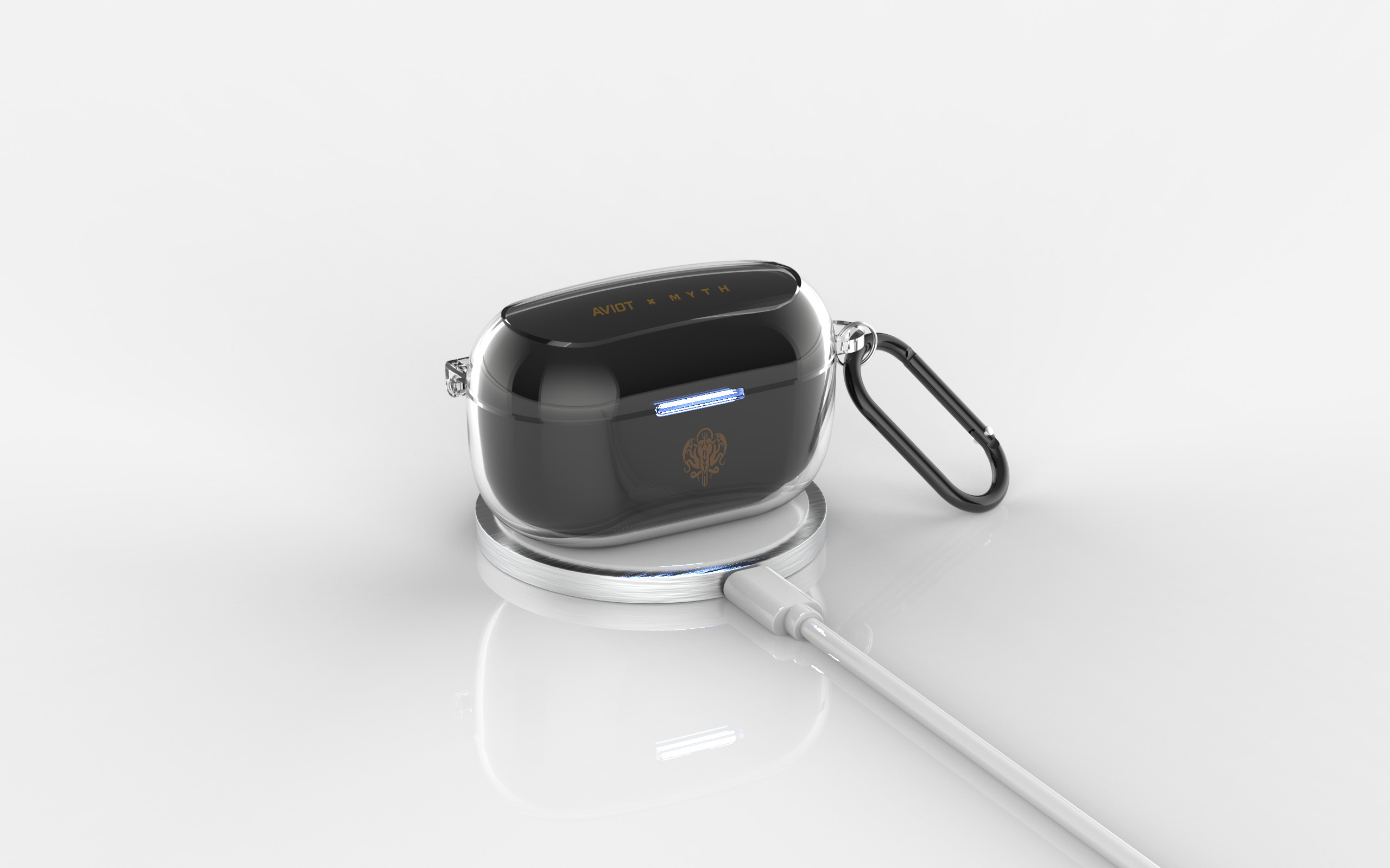 AVIOT 透明耳機保護殼 (TE-V1R, TE-D01v 專用)