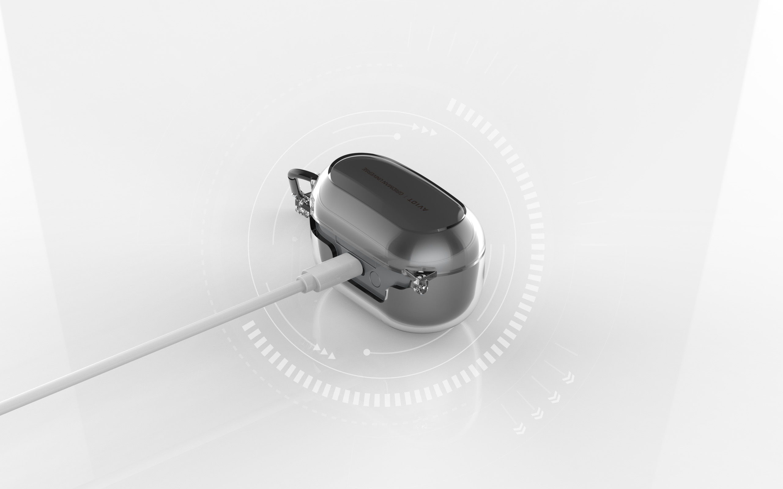 AVIOT 透明耳機保護殼 (TE-V1R, TE-D01v 專用)