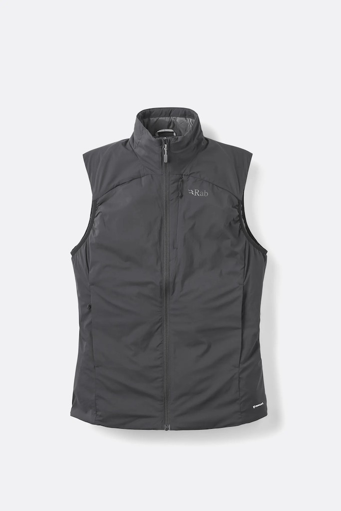Rab Xenair Insulated Vest 女款輕量防風透氣化纖立領背心 黑色 QIP-20-BLK [HappyOutdoor]