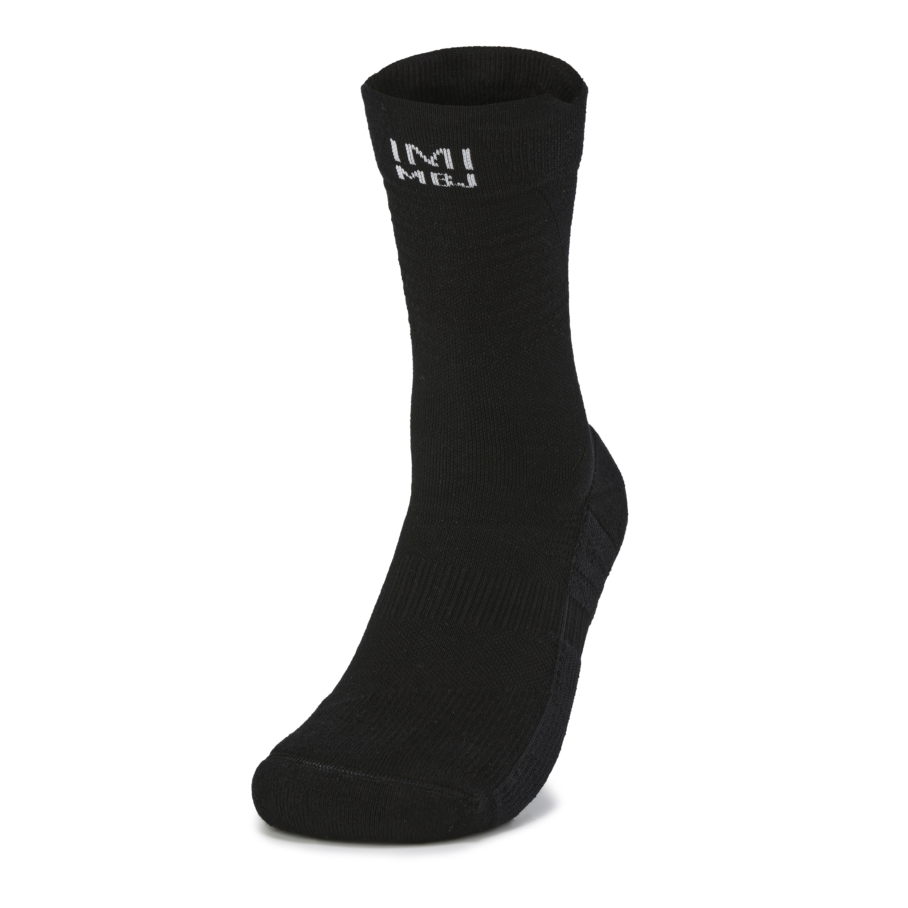 黑色職業運動比賽襪(30mmhg)｜台北設計師款．壓力3/4襪