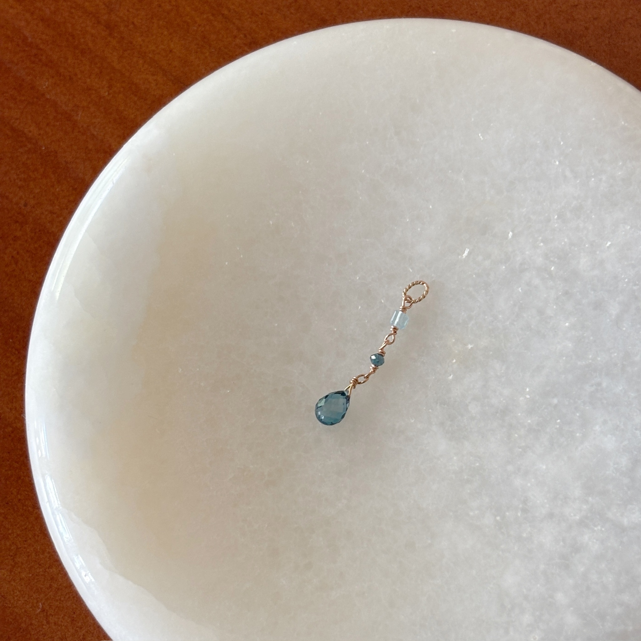 14K Summer tear手工耳墜