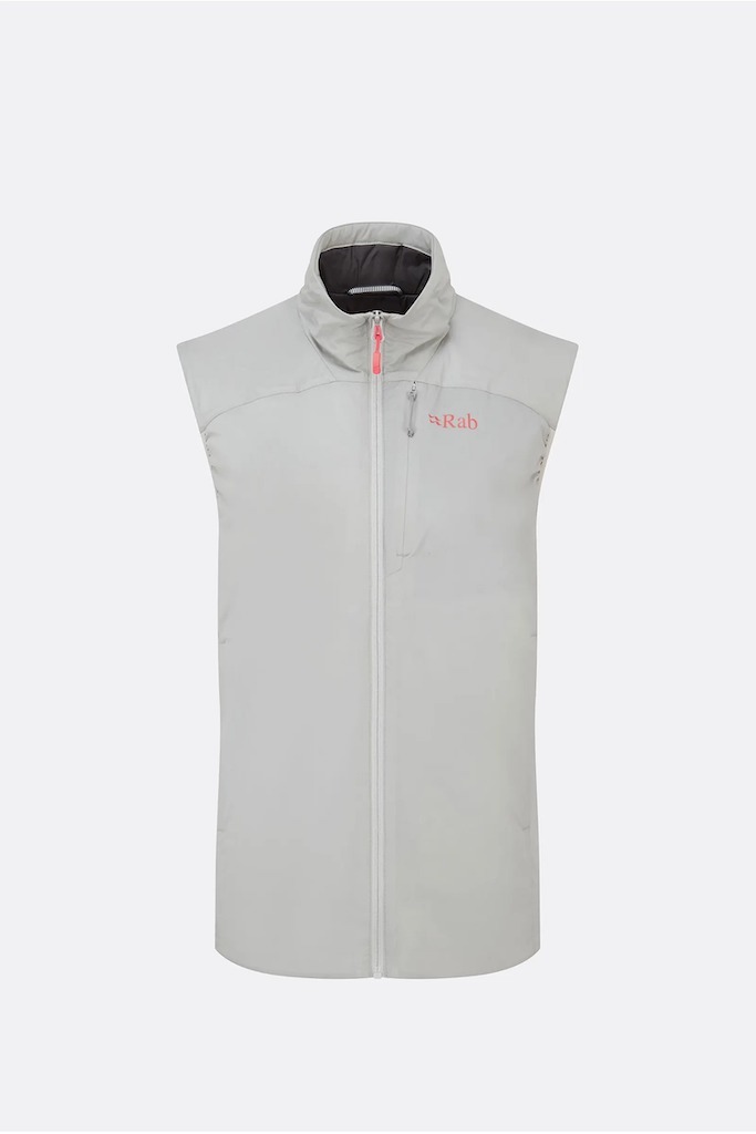 Rab Xenair Insulated Vest 女款輕量防風透氣化纖立領背心 淺鋅 QIP-20-LZN [HappyOutdoor]