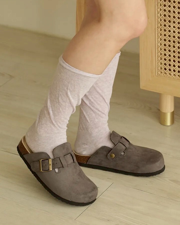 韓國🇰🇷 SHOOPEN SUEDE CLOG 麂皮 勃肯鞋 穆勒鞋 懶人拖 拖鞋 共6色