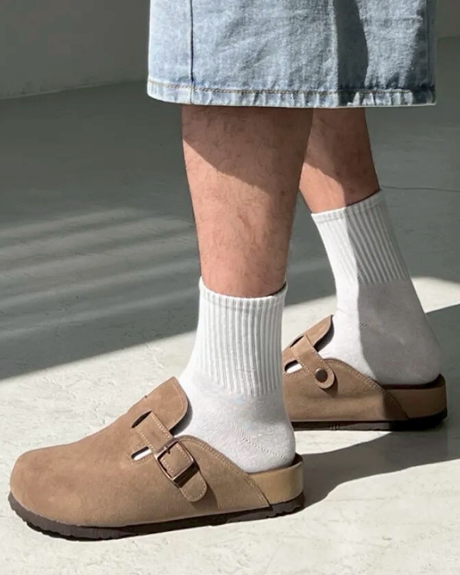 <限量代購>韓國🇰🇷 SHOOPEN SUEDE CLOG 麂皮 勃肯鞋 穆勒鞋 懶人拖 拖鞋 共4色