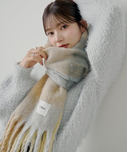 Chico / check scarf