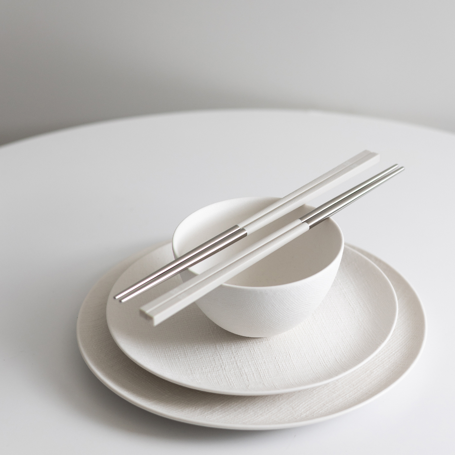 【HH 304 長筷】燕麥白 24.2cm｜304 不鏽鋼筷子