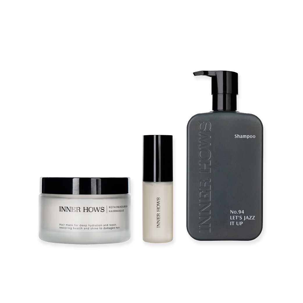 【髮絲護理】洗髮精+深層修護精華油+絲漾護色髮膜