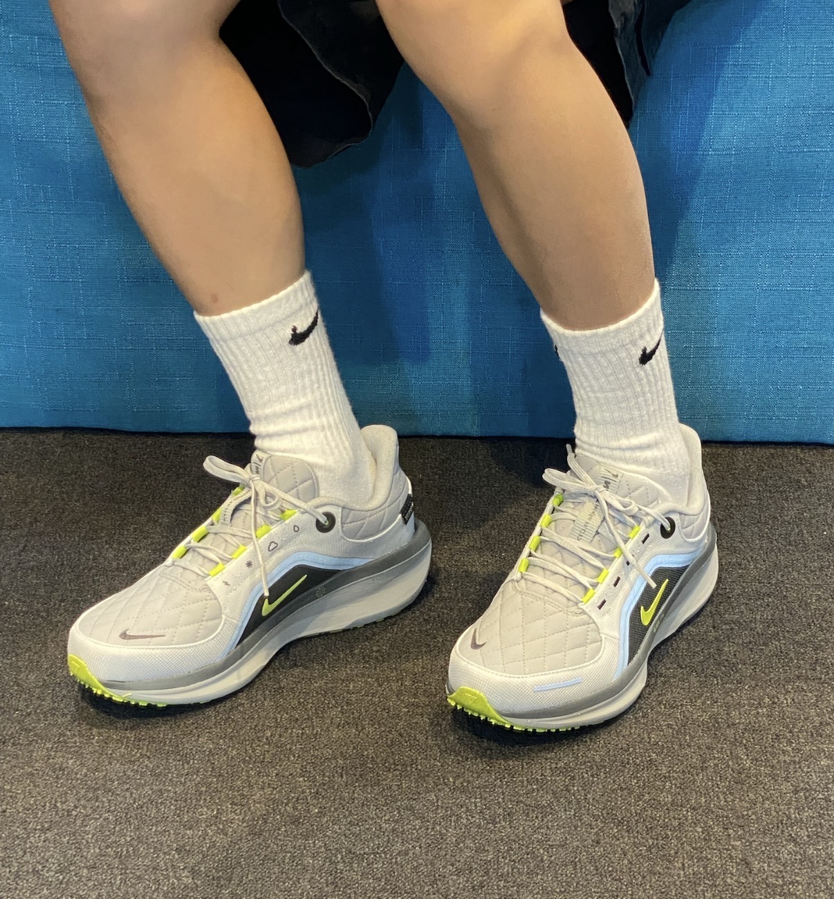 男鞋 NIKE AIR WINFLO 11 GTX GORE-TEX 灰綠色 防水 反光 回彈 運動鞋【FQ1358-005】