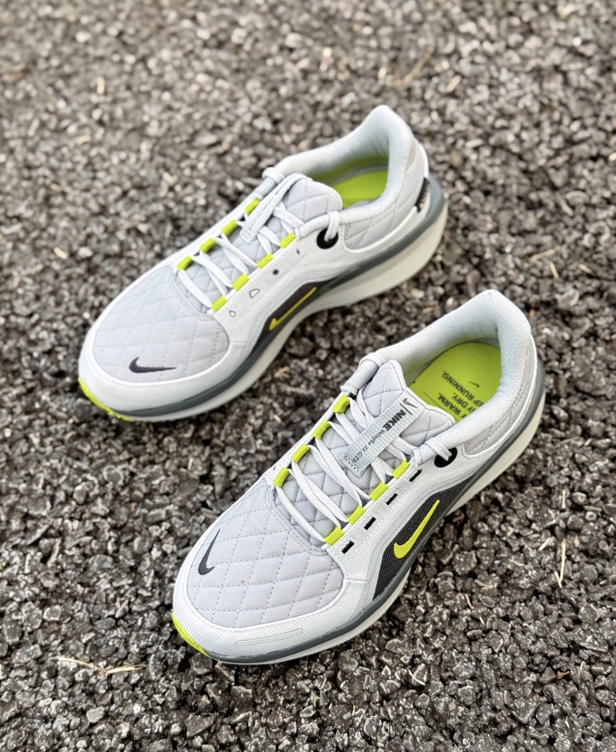 男鞋 NIKE AIR WINFLO 11 GTX GORE-TEX 灰綠色 防水 反光 回彈 運動鞋【FQ1358-005】