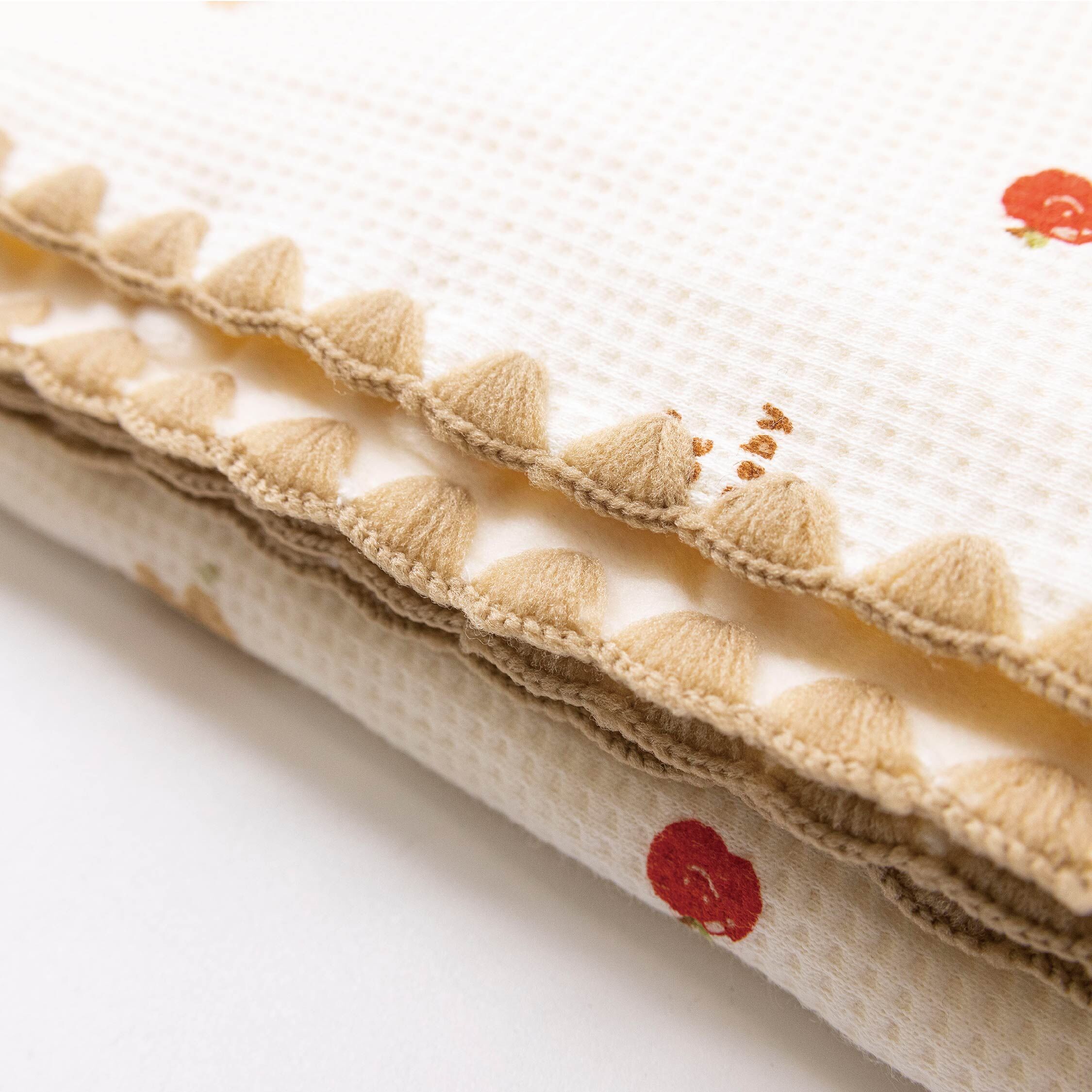 【JB0543】MIT原創華夫格貝殼包邊魔粒毯