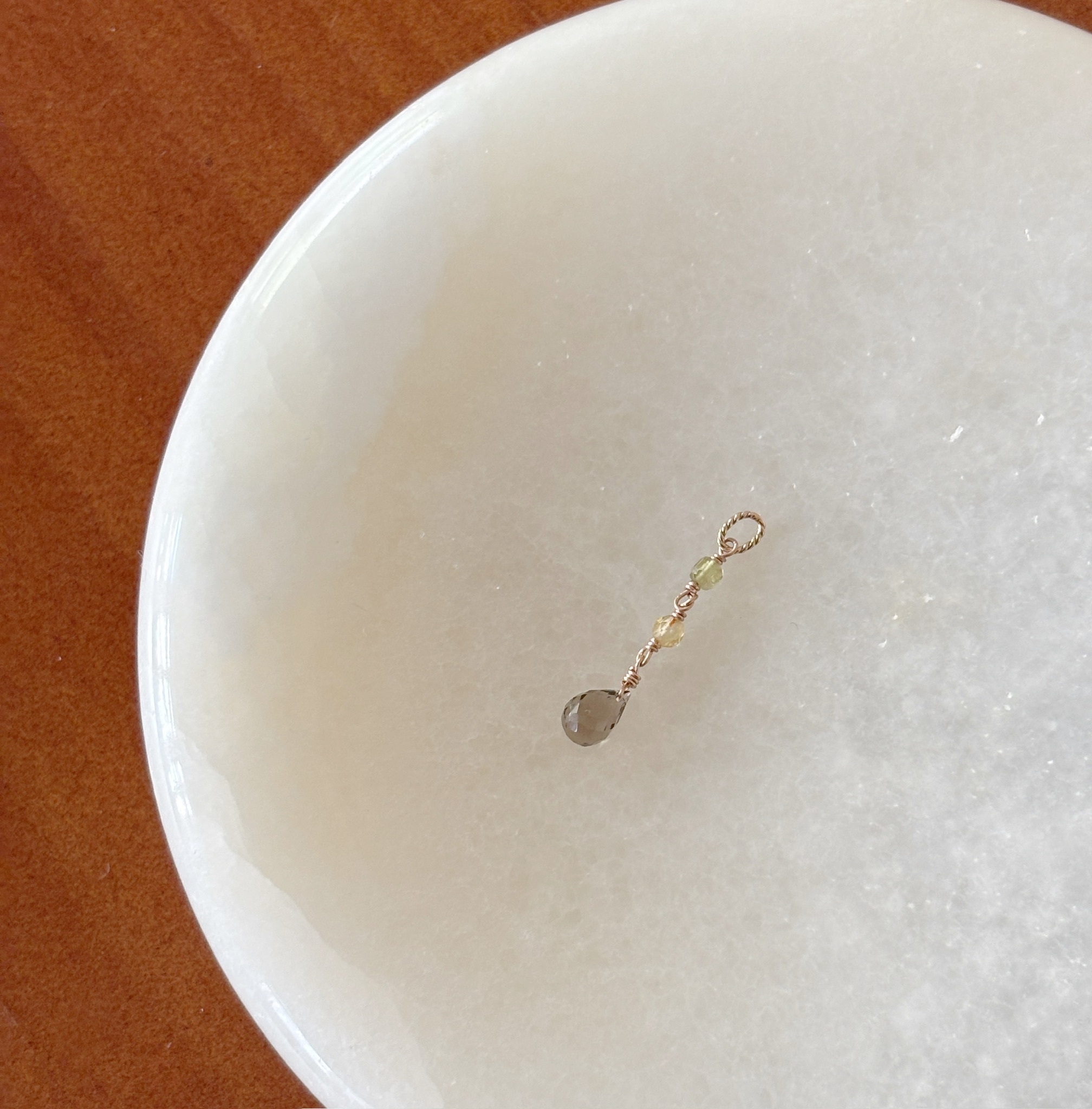 14K Autumn tear手工耳墜